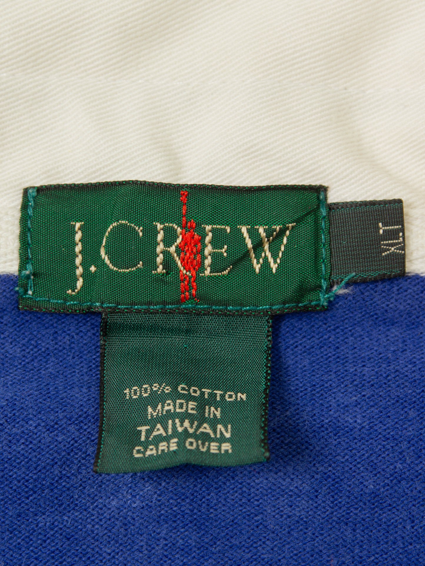 Vtg 1990s 'J Crew' Rugby Shirt (XL)
