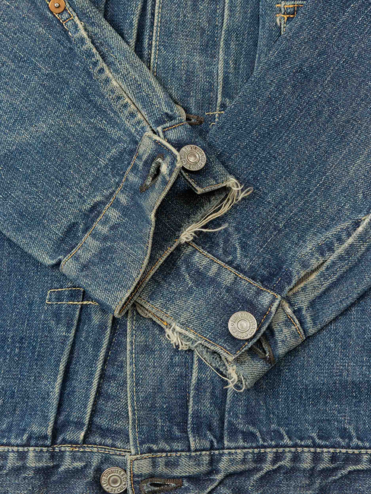 Vtg 1940s Levi's 506XX Type 1 Big E Denim Jacket (XS/S)