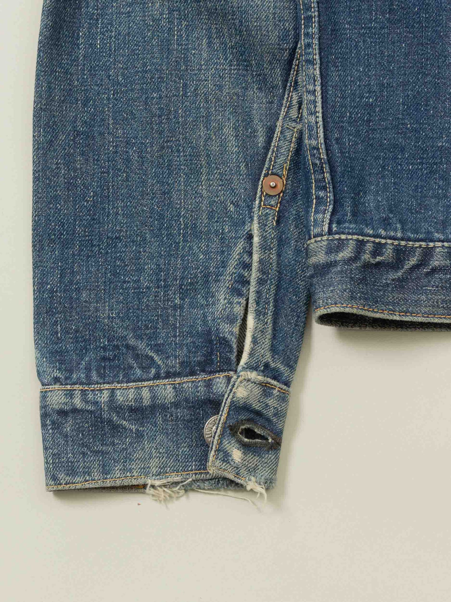 Vtg 1940s Levi's 506XX Type 1 Big E Denim Jacket (XS/S)
