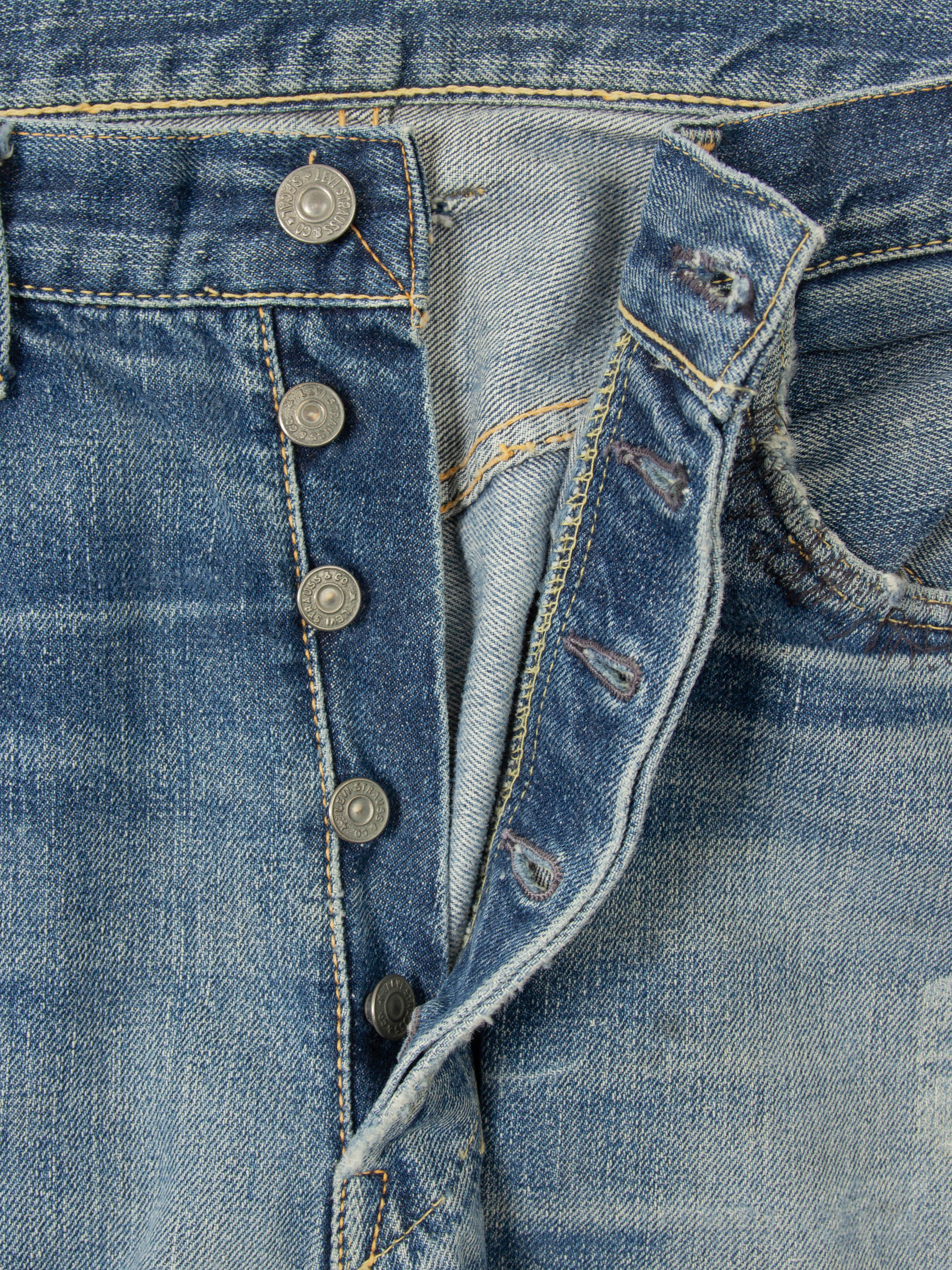 Vtg Early 1960s Levi's 501 Big E Selvedge Jeans (36x33) – Broadway
