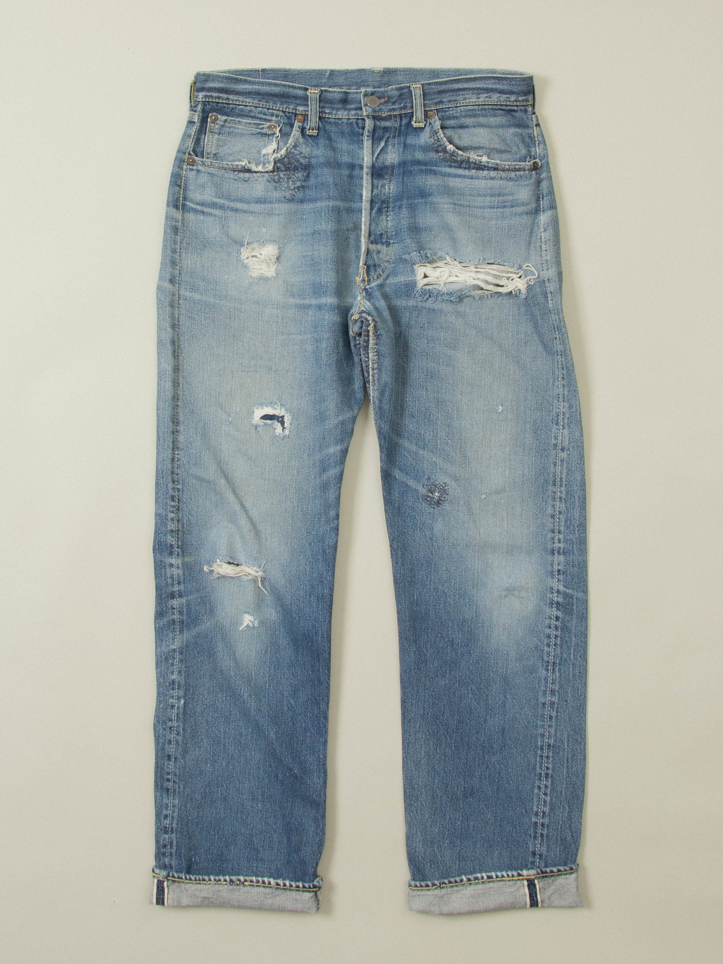 Vtg 1950/60s Levi's 501XX Selvedge Big E Jeans (34x32) – Broadway