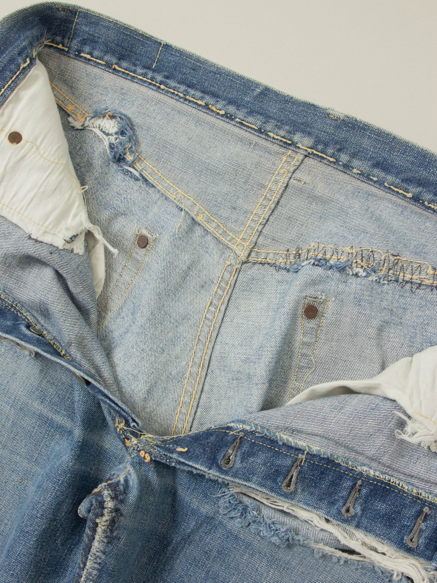 Vtg 1950/60s Levi's 501XX Selvedge Big E Jeans (34x32)