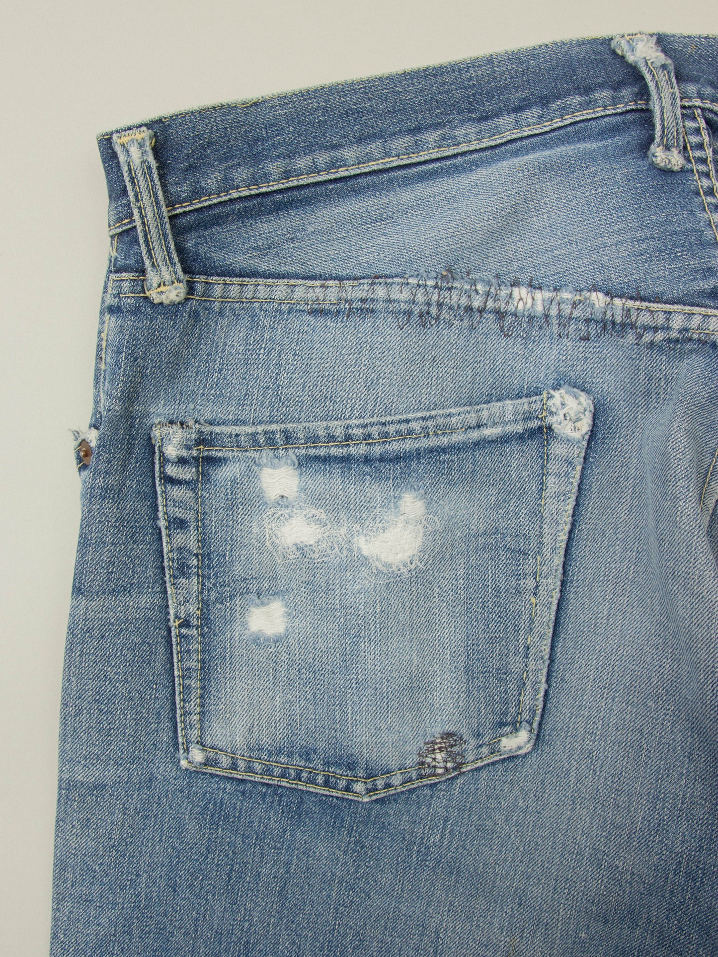 Vtg 1950/60s Levi's 501XX Selvedge Big E Jeans (34x32)