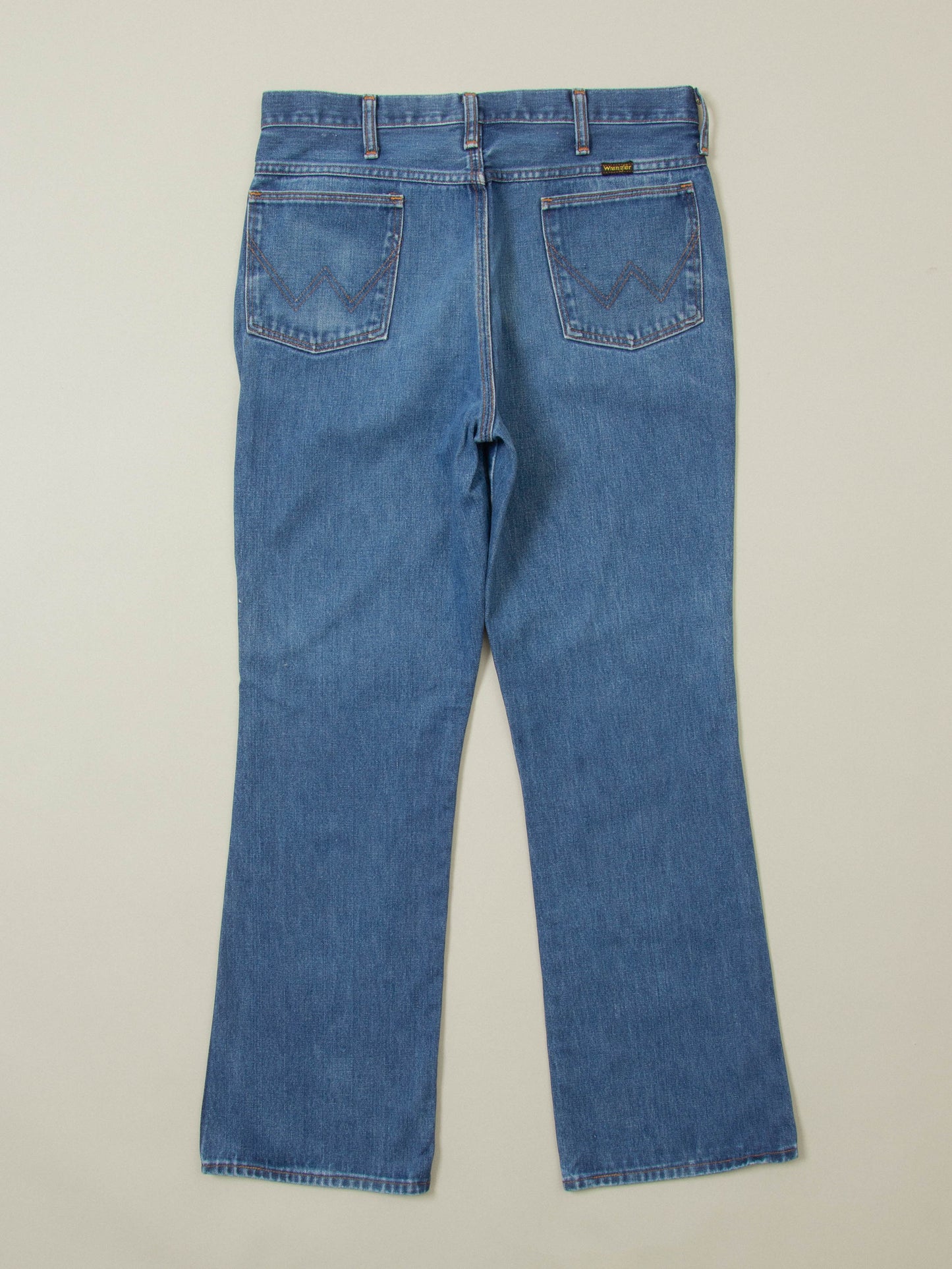 Vtg 1980s Wrangler Bootcut Jeans - Made in USA (34x32)
