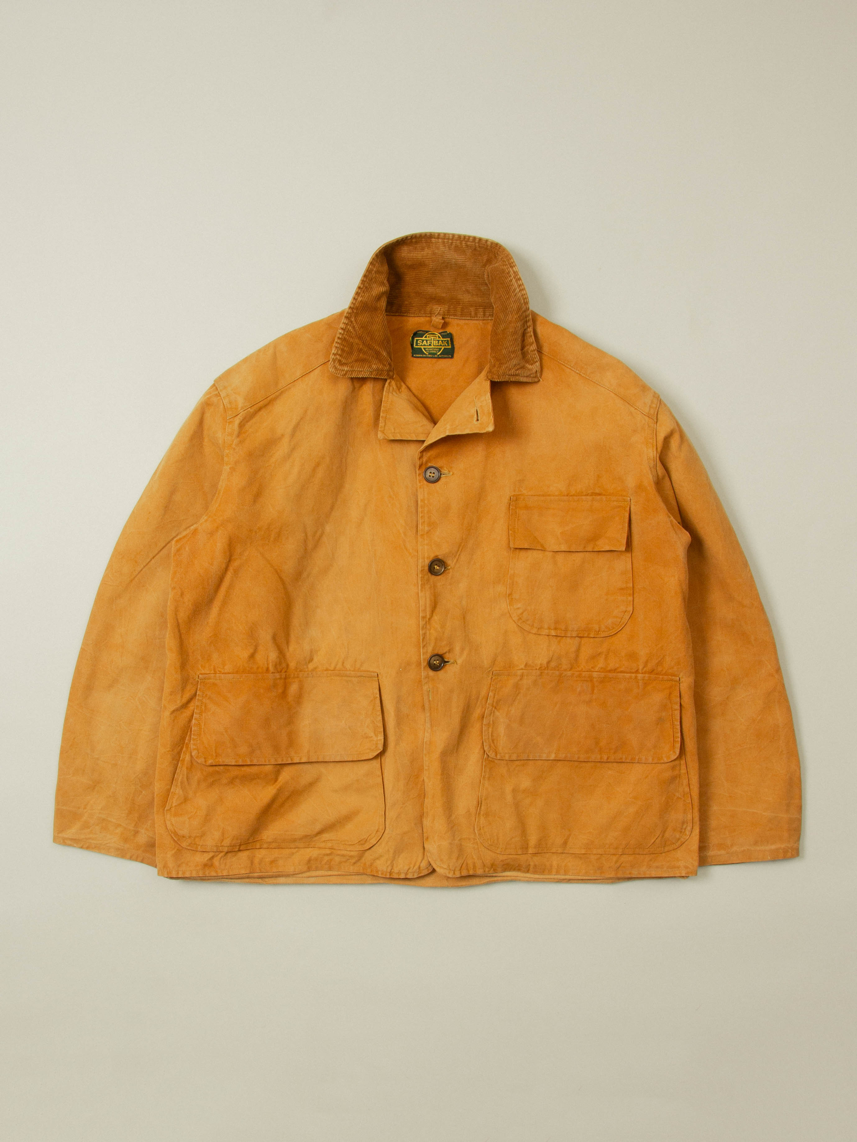 Vtg 1960s Saftbak Hunting Jacket – Made in USA (L) – Broadway & Sons