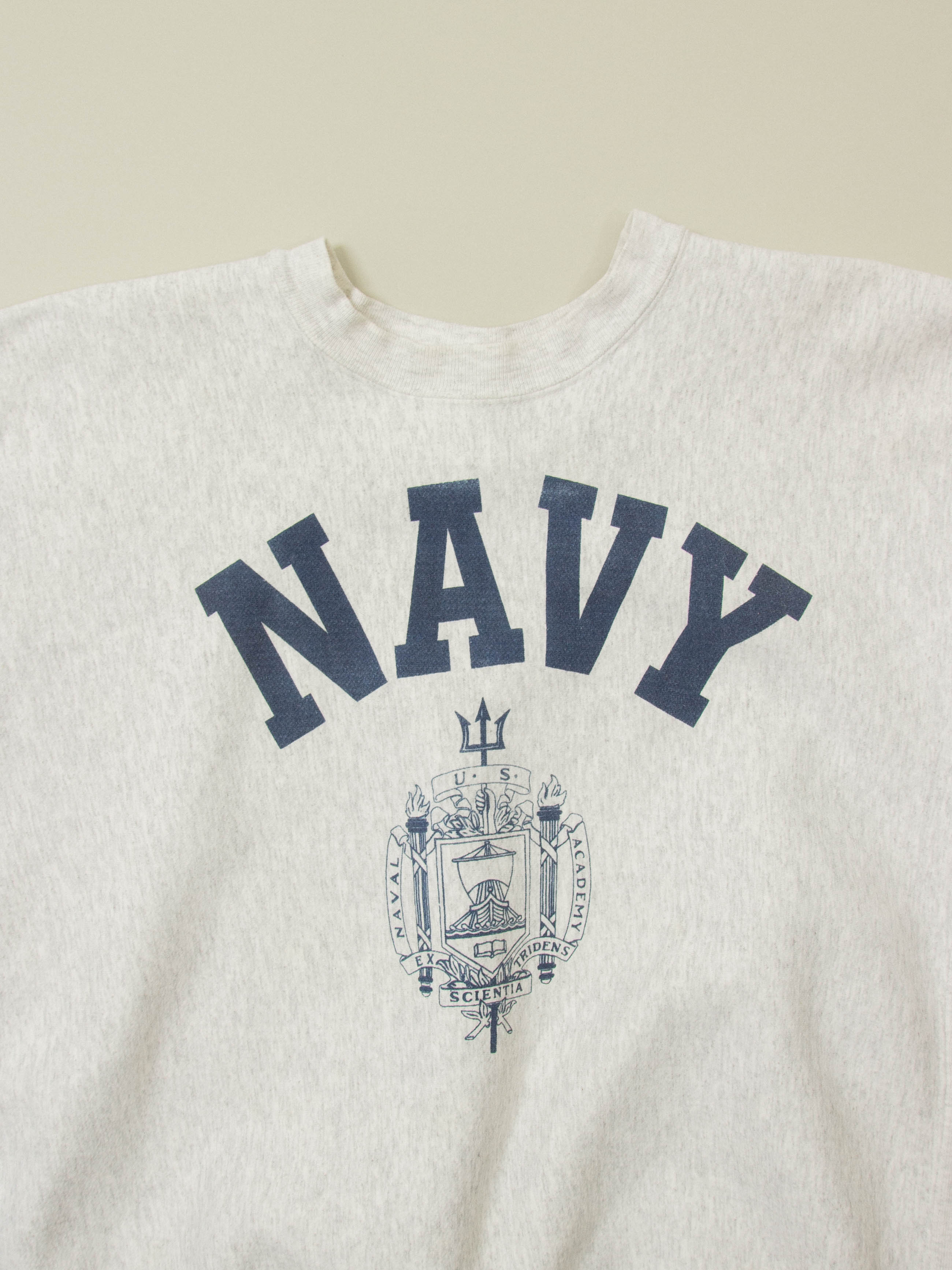 Vtg 1990s US Navy Reverse Weave Sweatshirt - Made in USA (XL