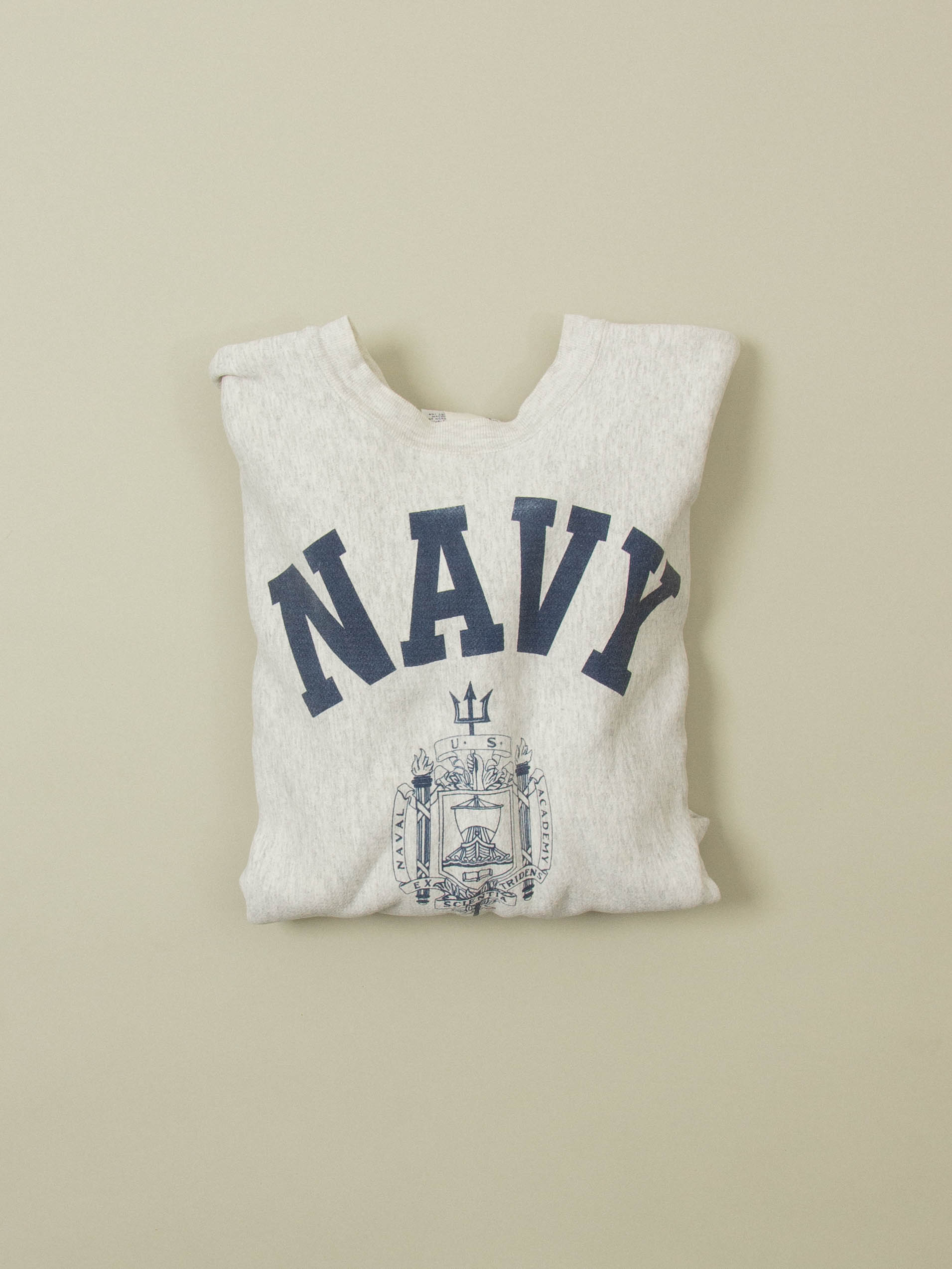 Vtg 1990s US Navy Reverse Weave Sweatshirt - Made in USA (XL
