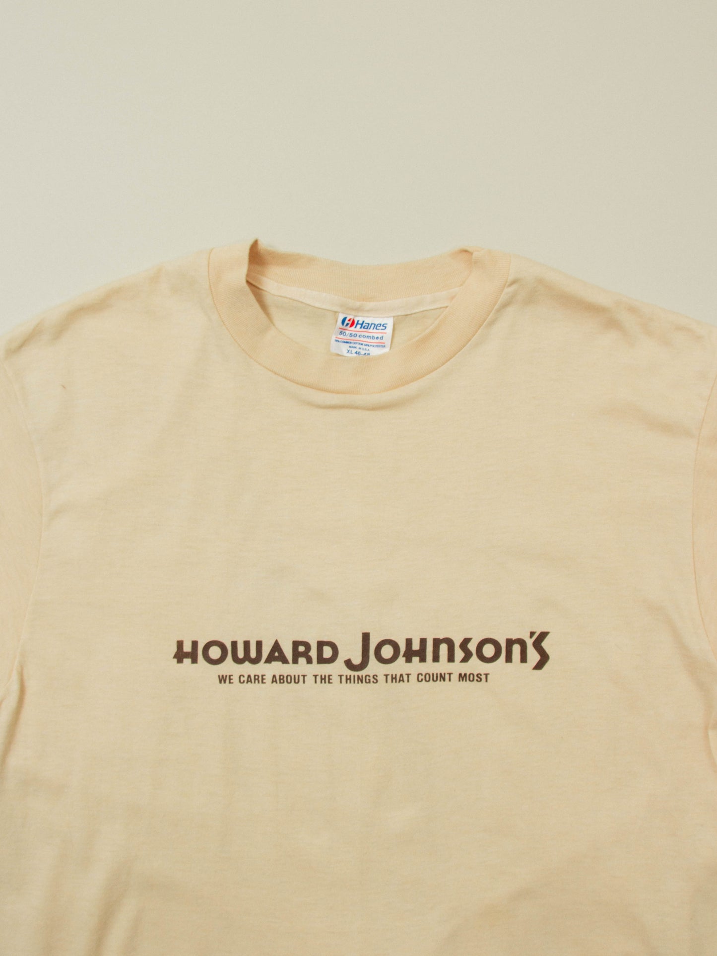 Vtg 1990s Hanes 50/50 Single Stitch Tee - Made in USA (XL)