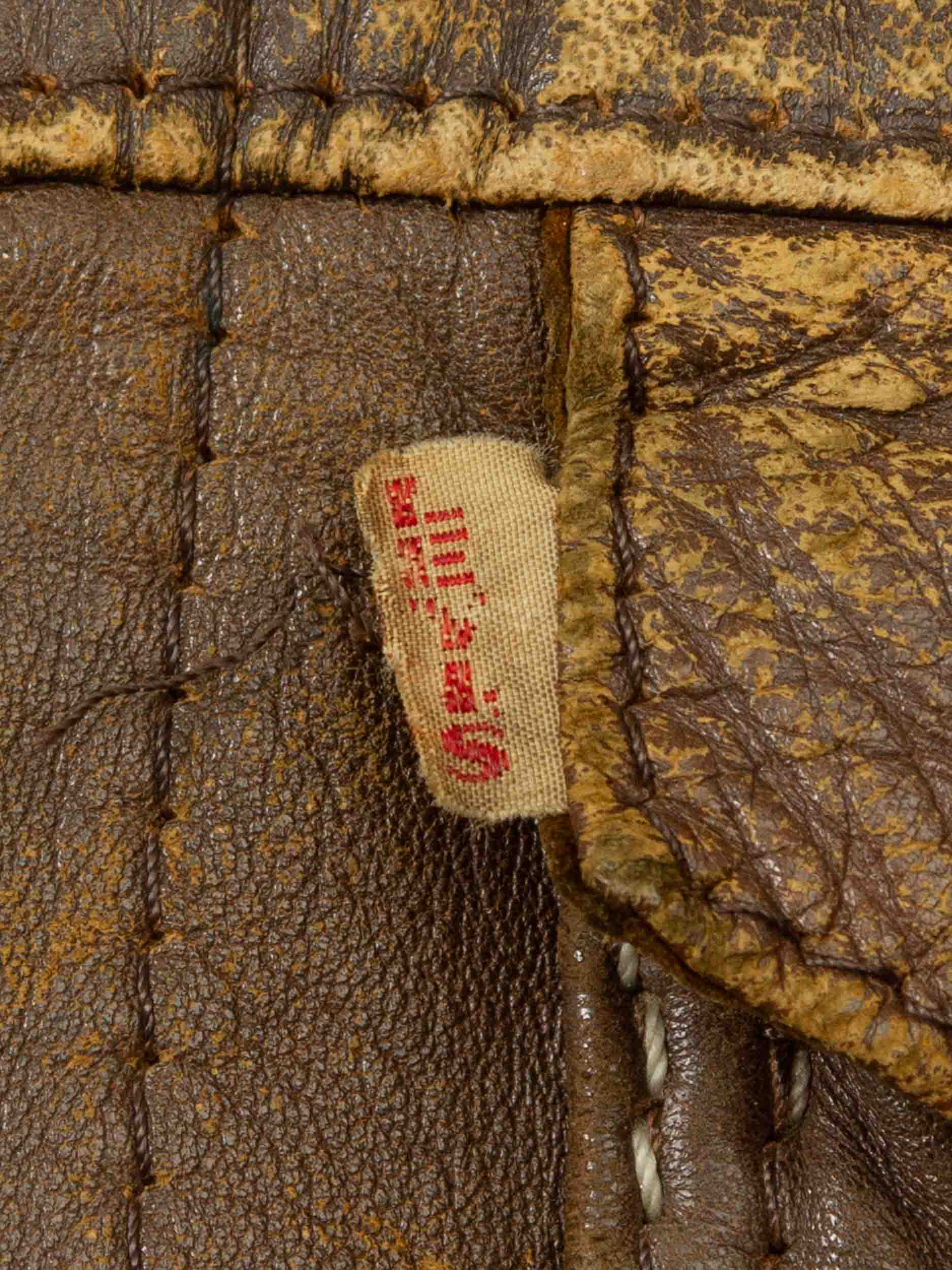 鬼ヒゲ 1950S LEVI’S SHORTHORN LEATHER JKT Vintage 50's Levi's Shorthorn Hair on Hide Suede Fringe