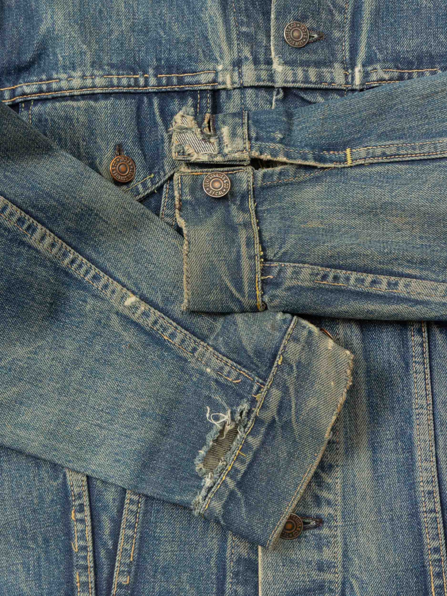 Vtg 1960s Levi's 557 Big E Denim Jacket (M)