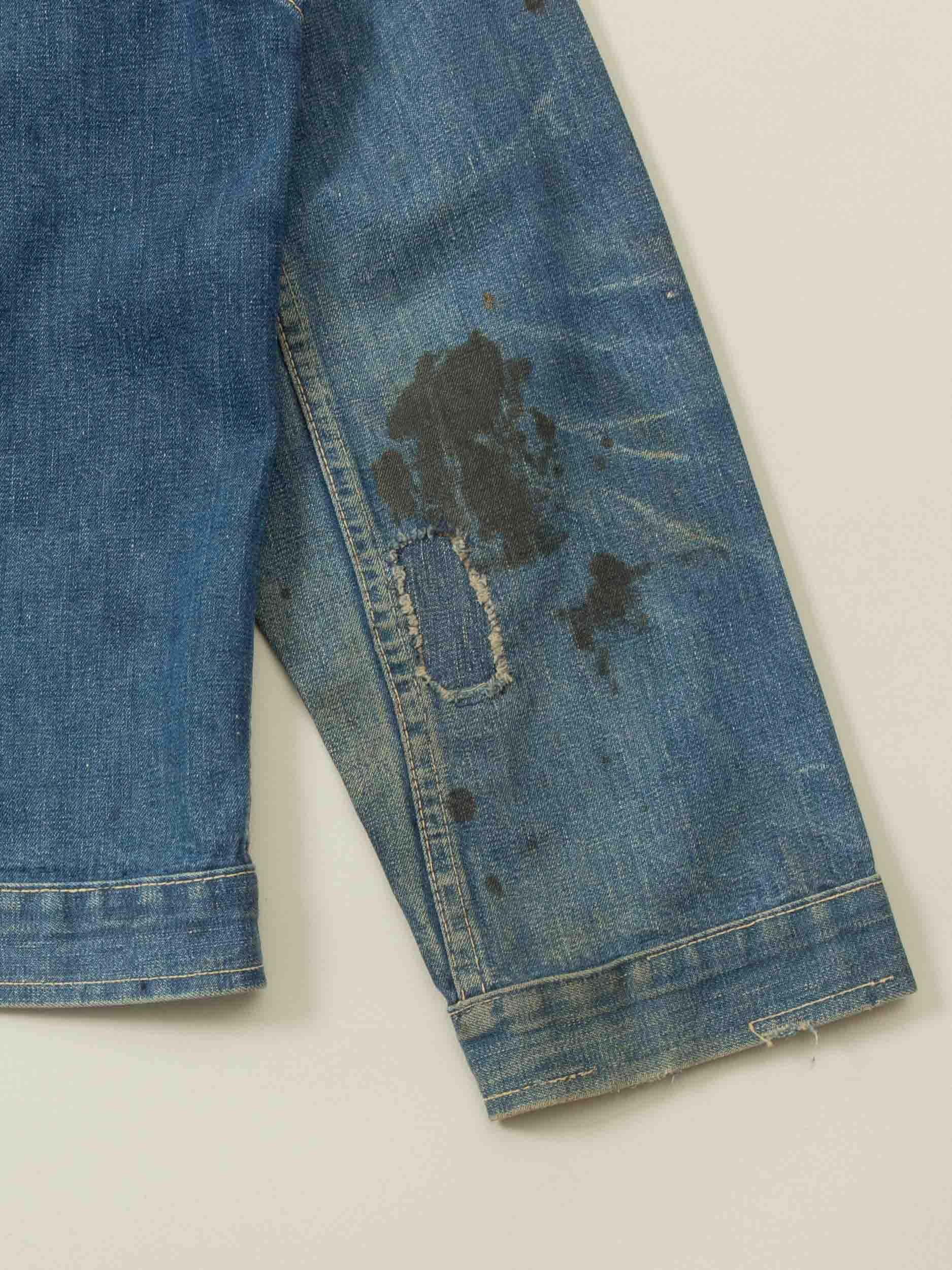 Vtg 1940s Montgomery Ward 101 Type 1 Denim Jacket - Made in