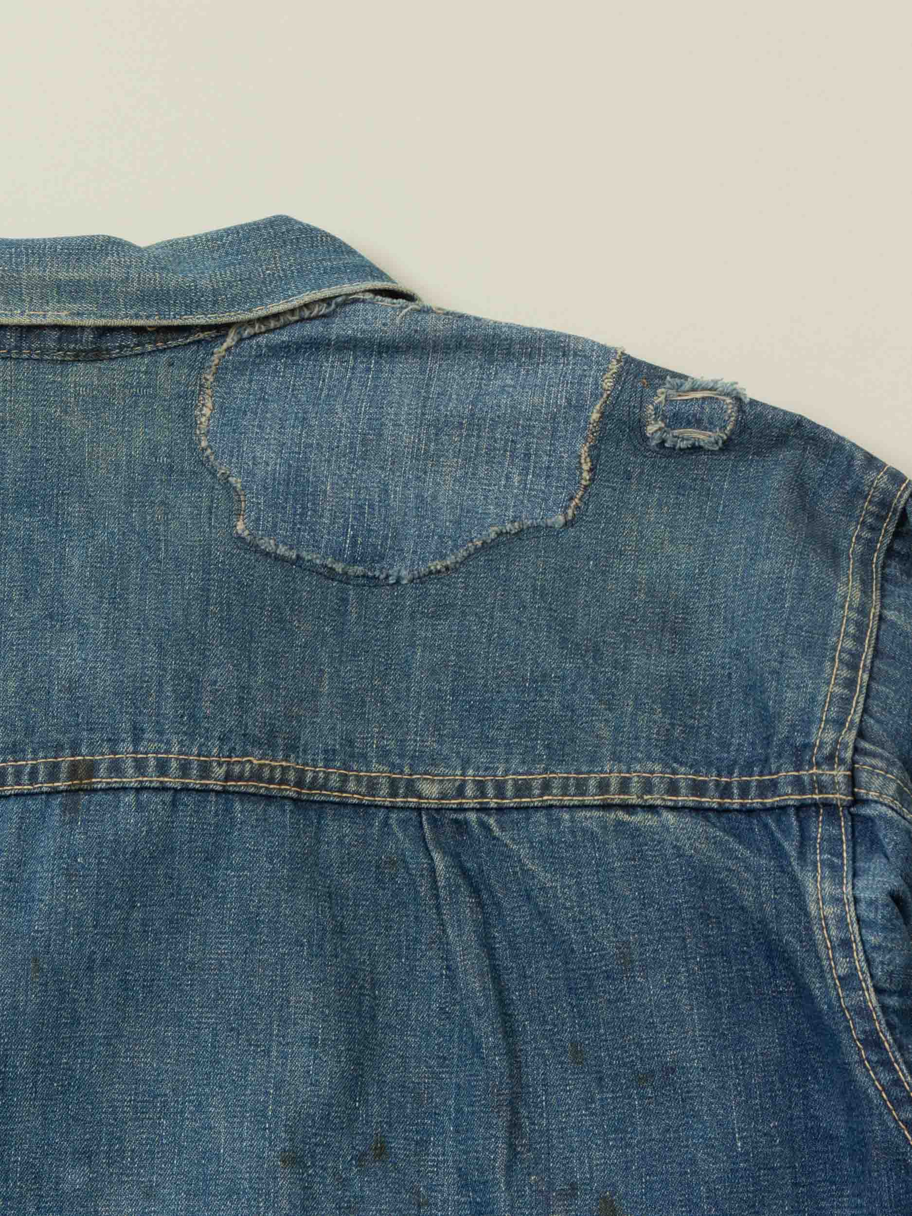 LEEARTH&CO montgomery ward 101 ジャケット 1C1 Vtg 1940s Montgomery Ward 101 Type 1 Denim Jacket - Made in