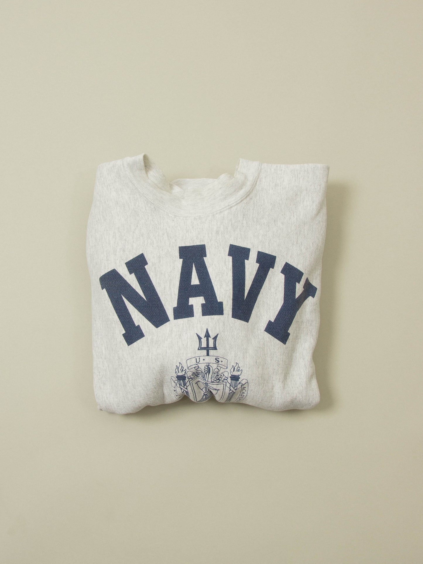 Vtg 1990s US Navy Reverse Weave Sweatshirt - Made in USA (XL)