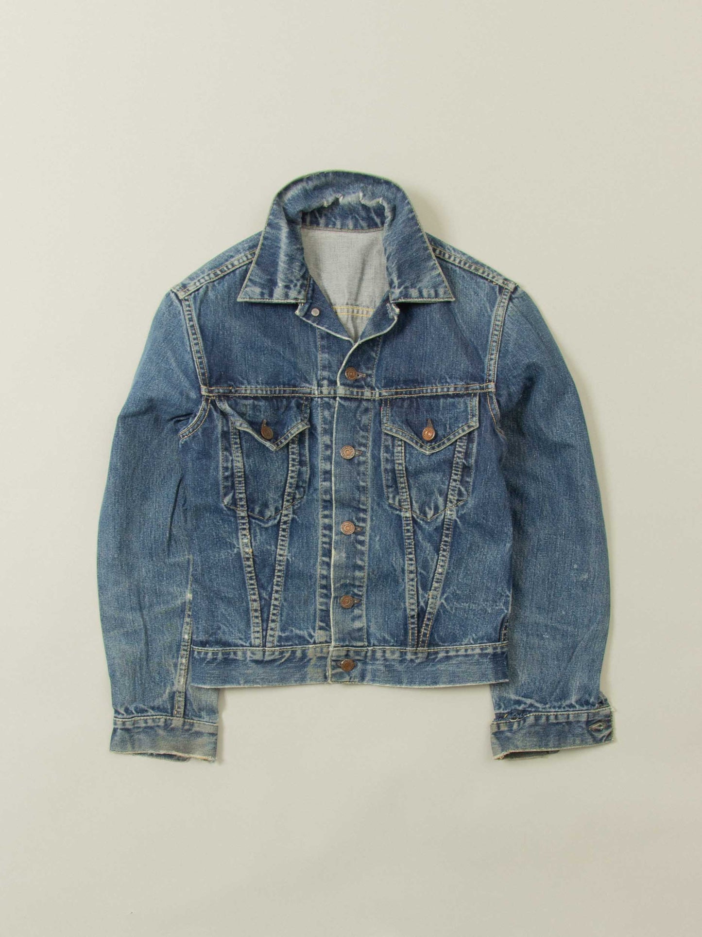 Vtg 1960s Levi's 557XX Big E Denim Jacket (S)