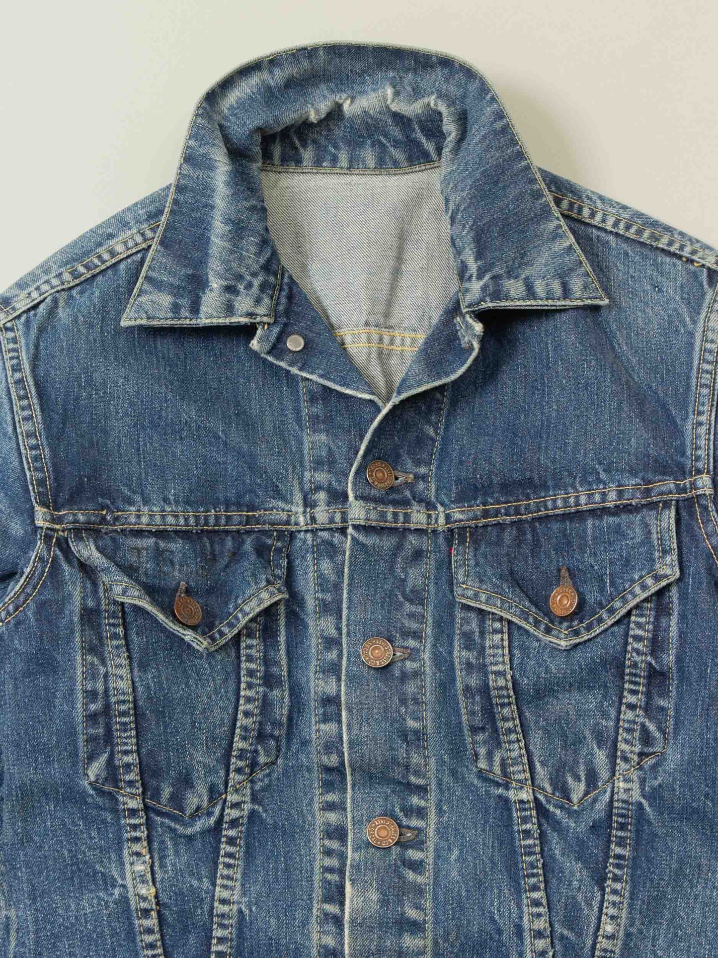 Vtg 1960s Levi's 557XX Big E Denim Jacket (S)