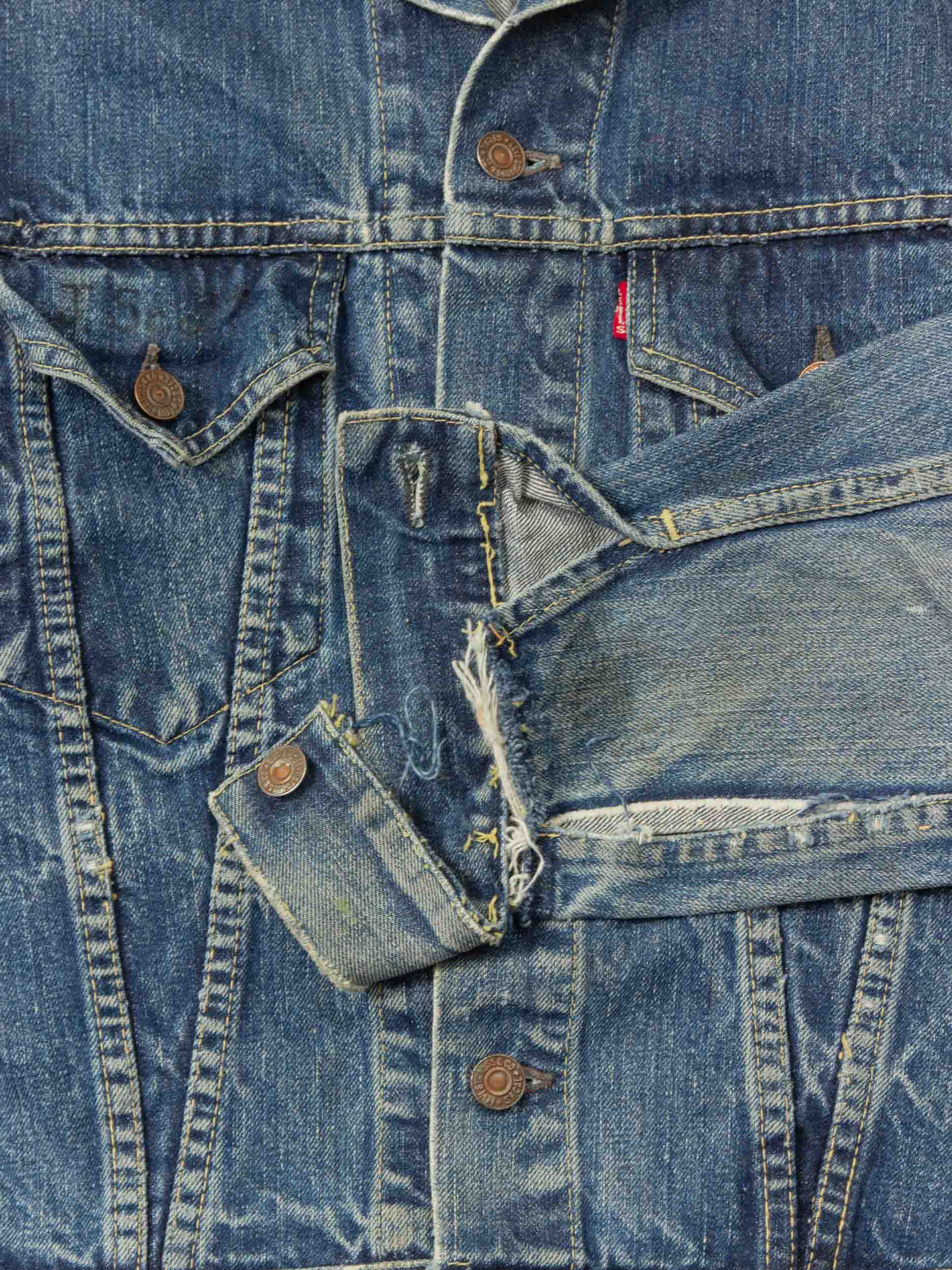 Vtg 1960s Levi's 557XX Big E Denim Jacket (S) – Broadway & Sons