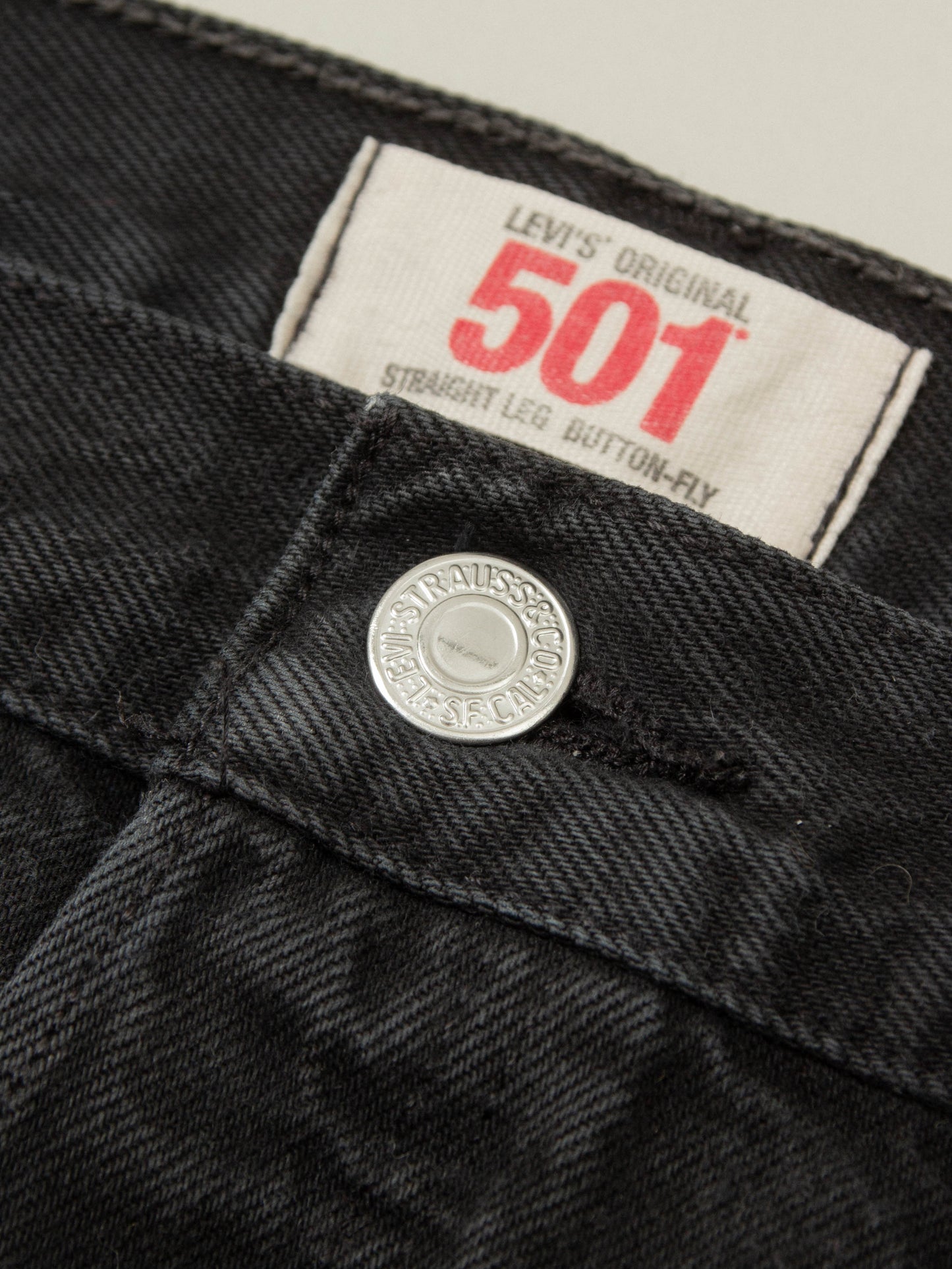 Vtg Black Levi's 501 Jeans (36x30)