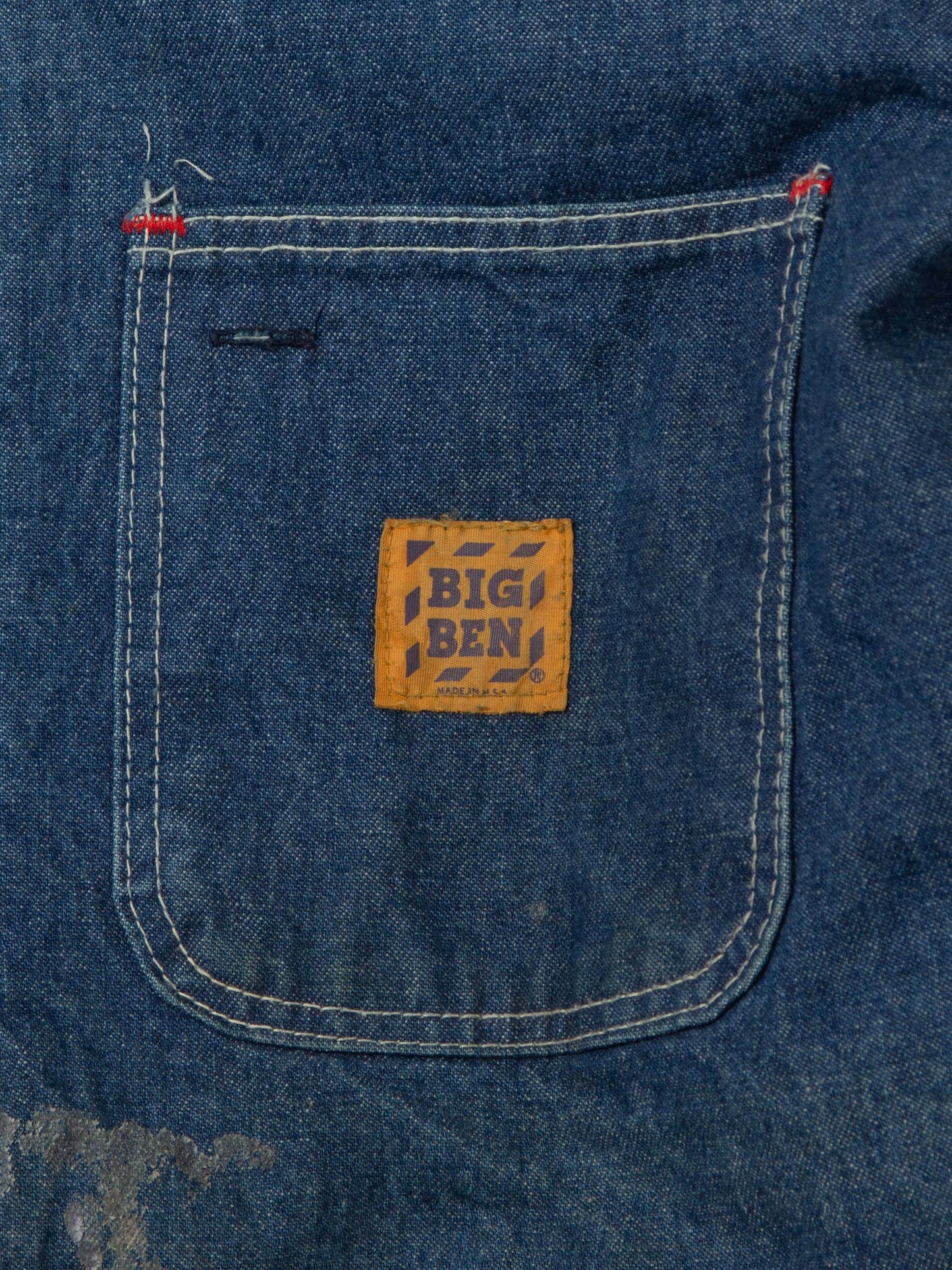 Vtg 1980s Big Ben Lined Chore Loco Jacket - Made in USA (M)