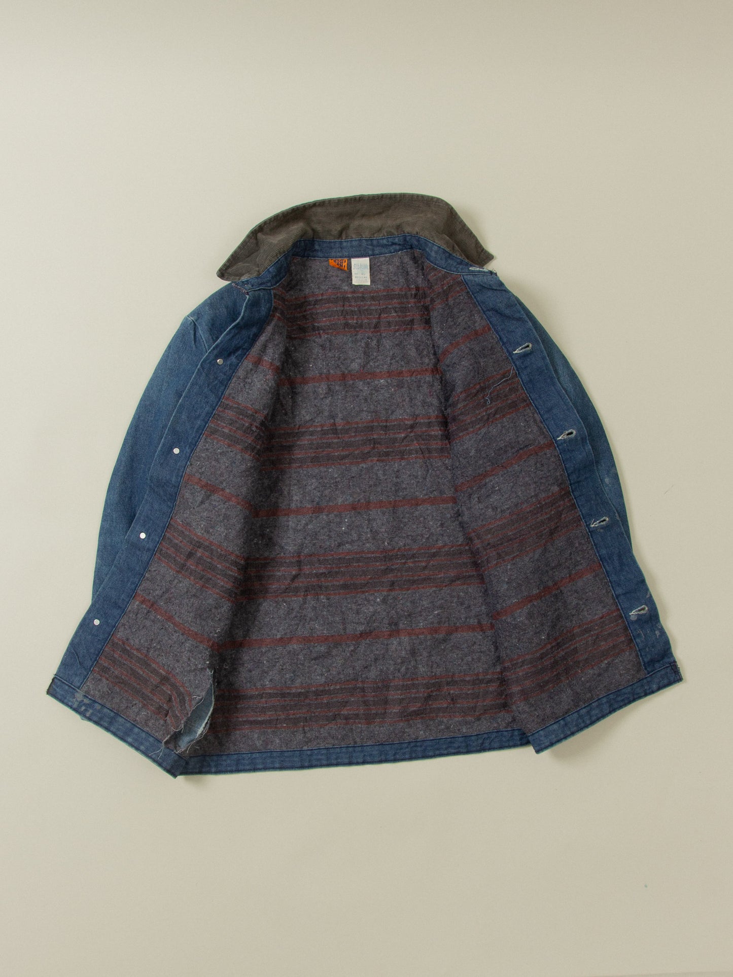 Vtg 1980s Big Ben Lined Chore Loco Jacket - Made in USA (M)