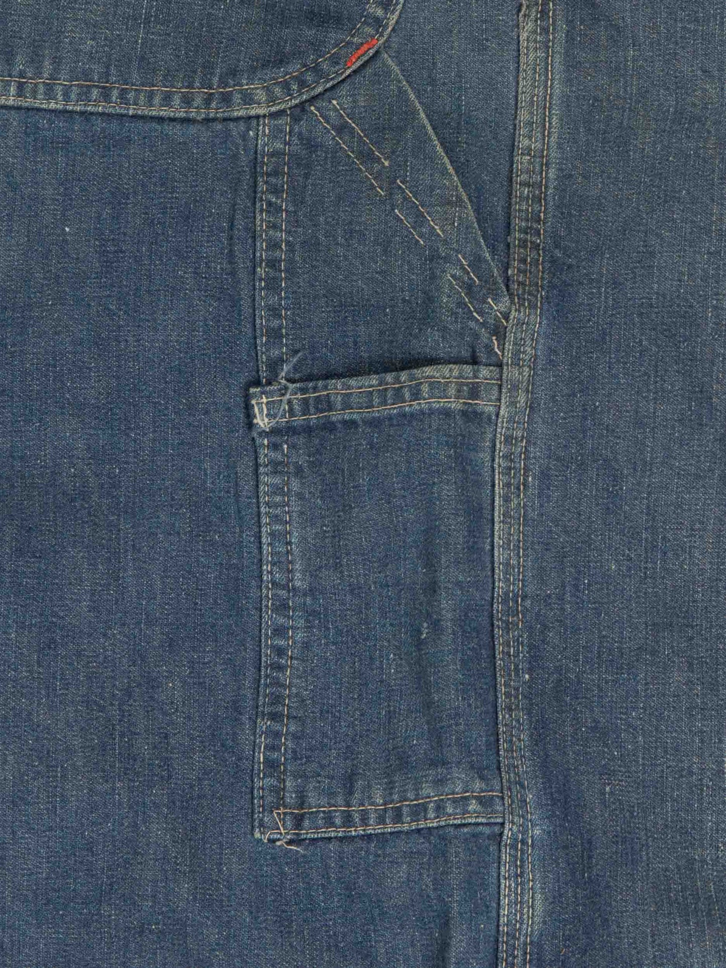 Vtg 1940s J.C Penney PayDay "Square Back" Denim Overalls - Made in USA (L/XL)
