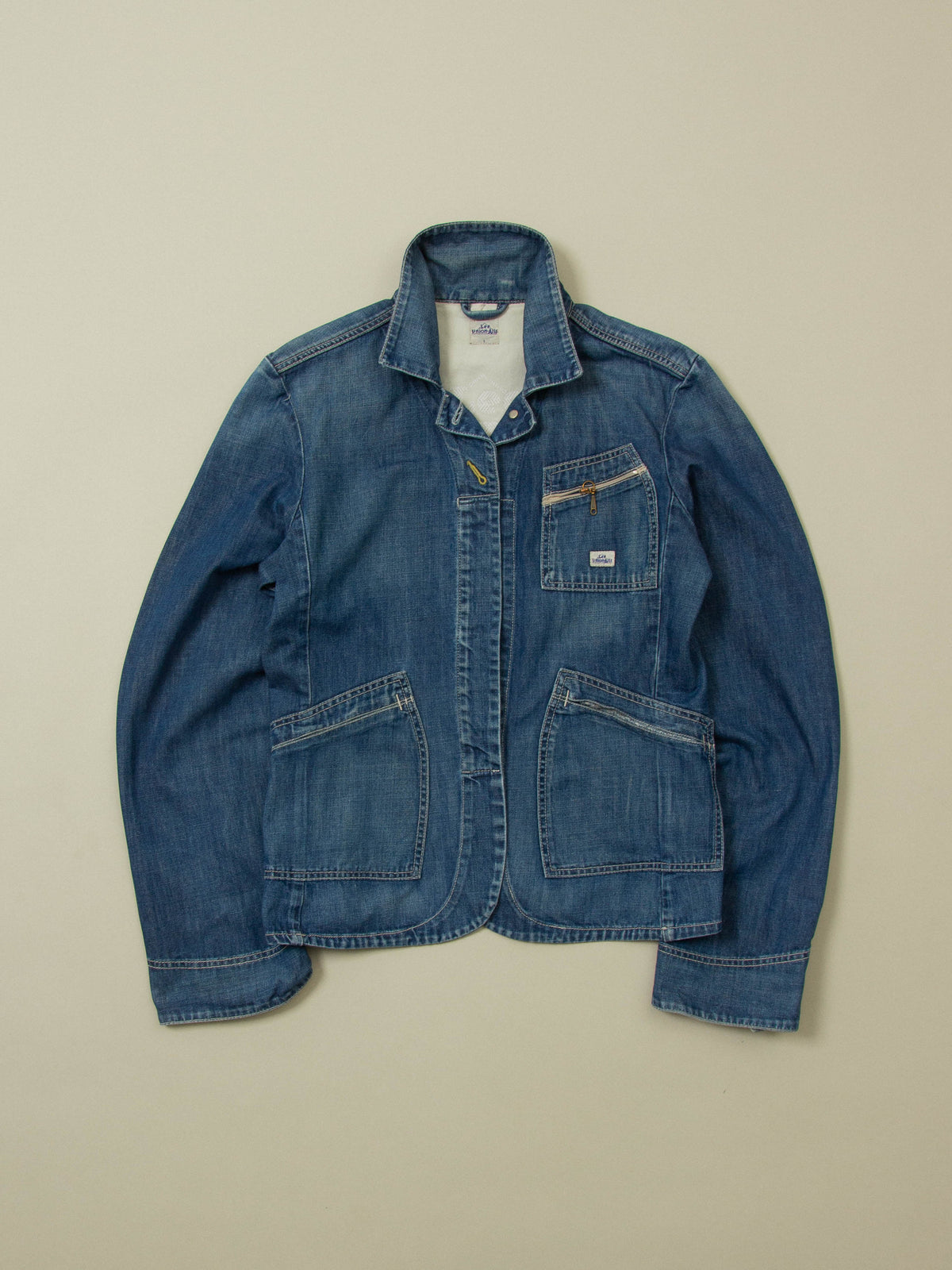 Vtg Lee Union-Alls Women's Denim Jacket (L)