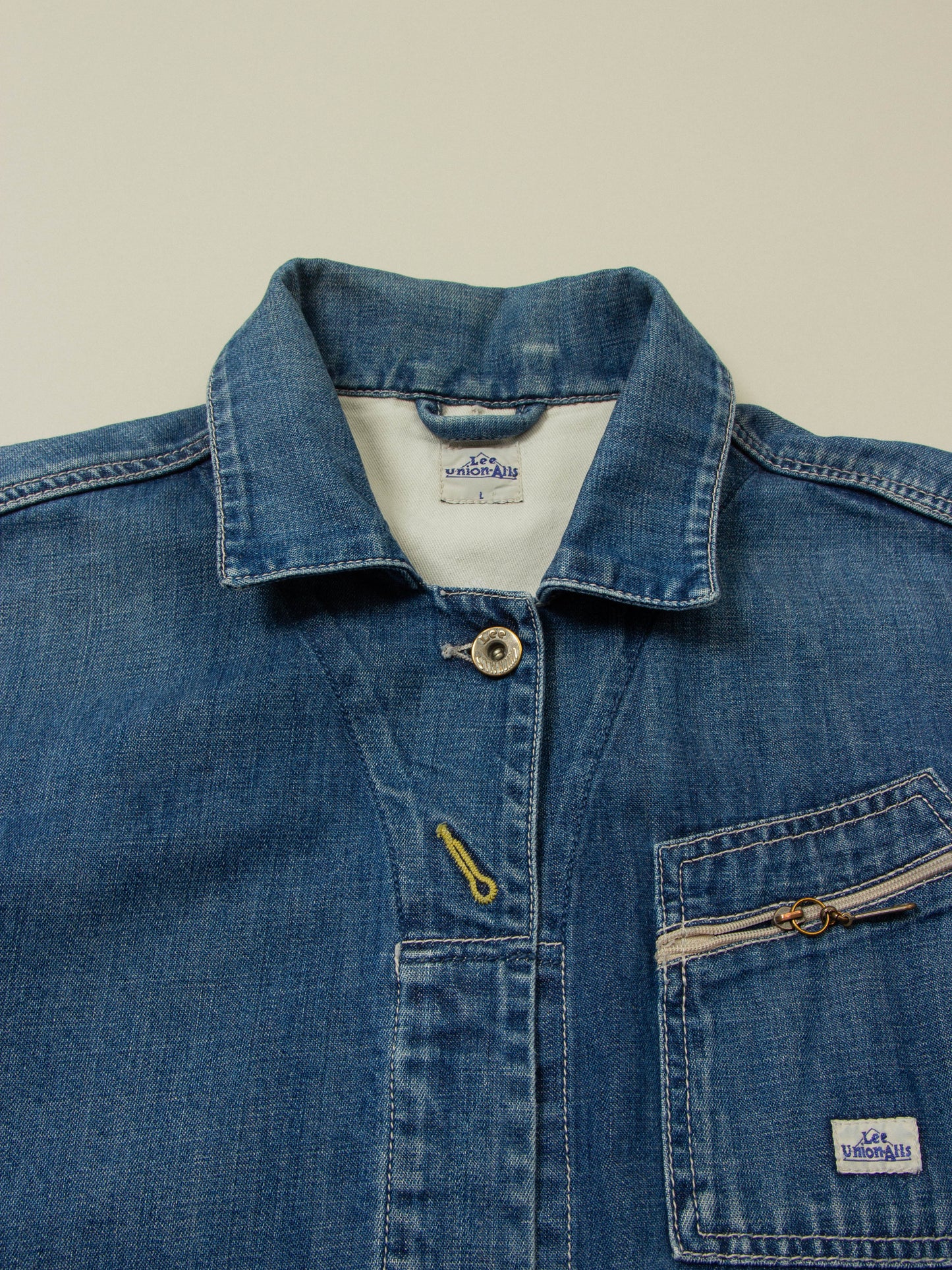 Vtg Lee Union-Alls Women's Denim Jacket (L)