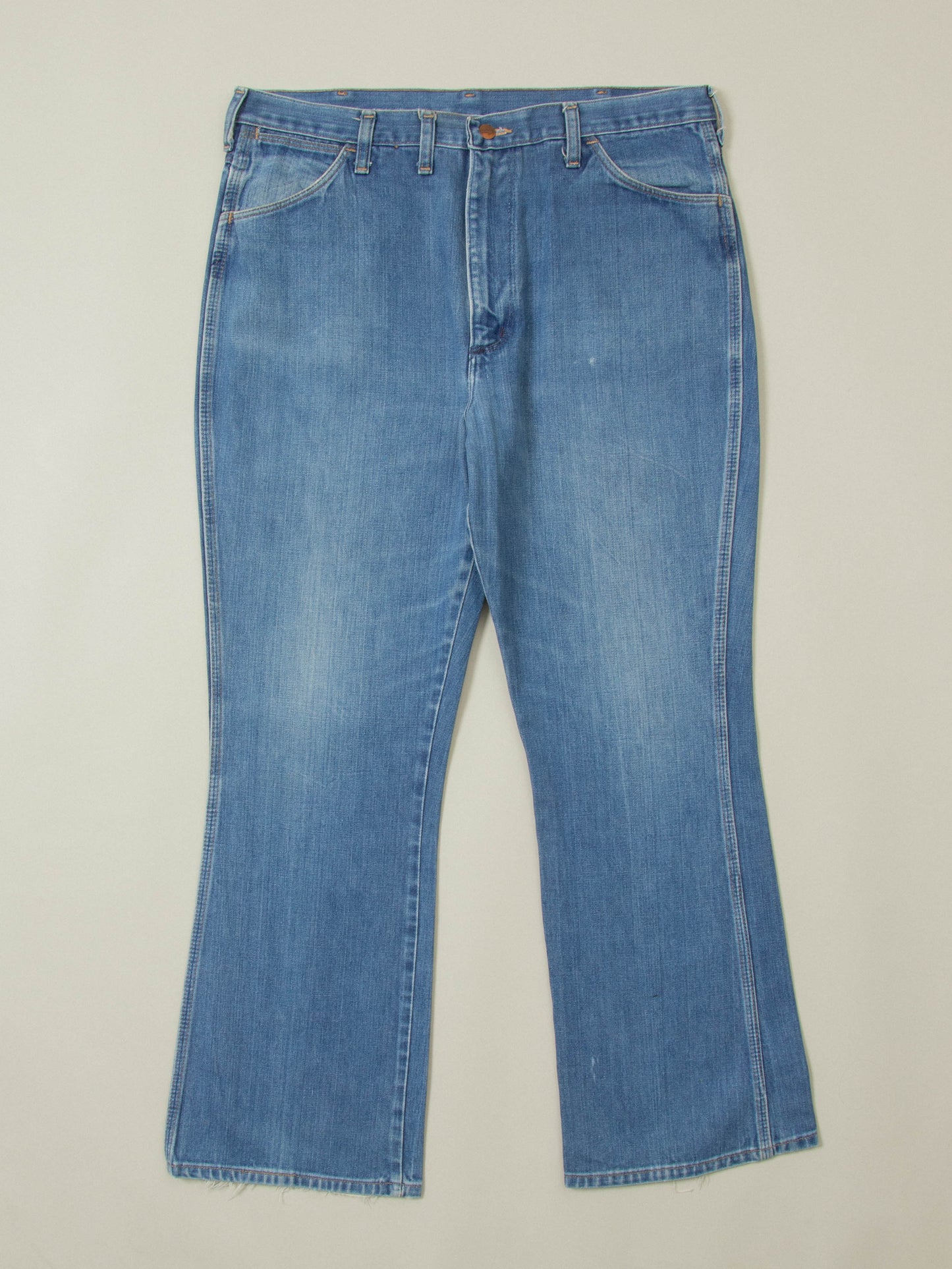 Vtg 1970s Wrangler Bootcut Jeans – Made in USA (38x31)