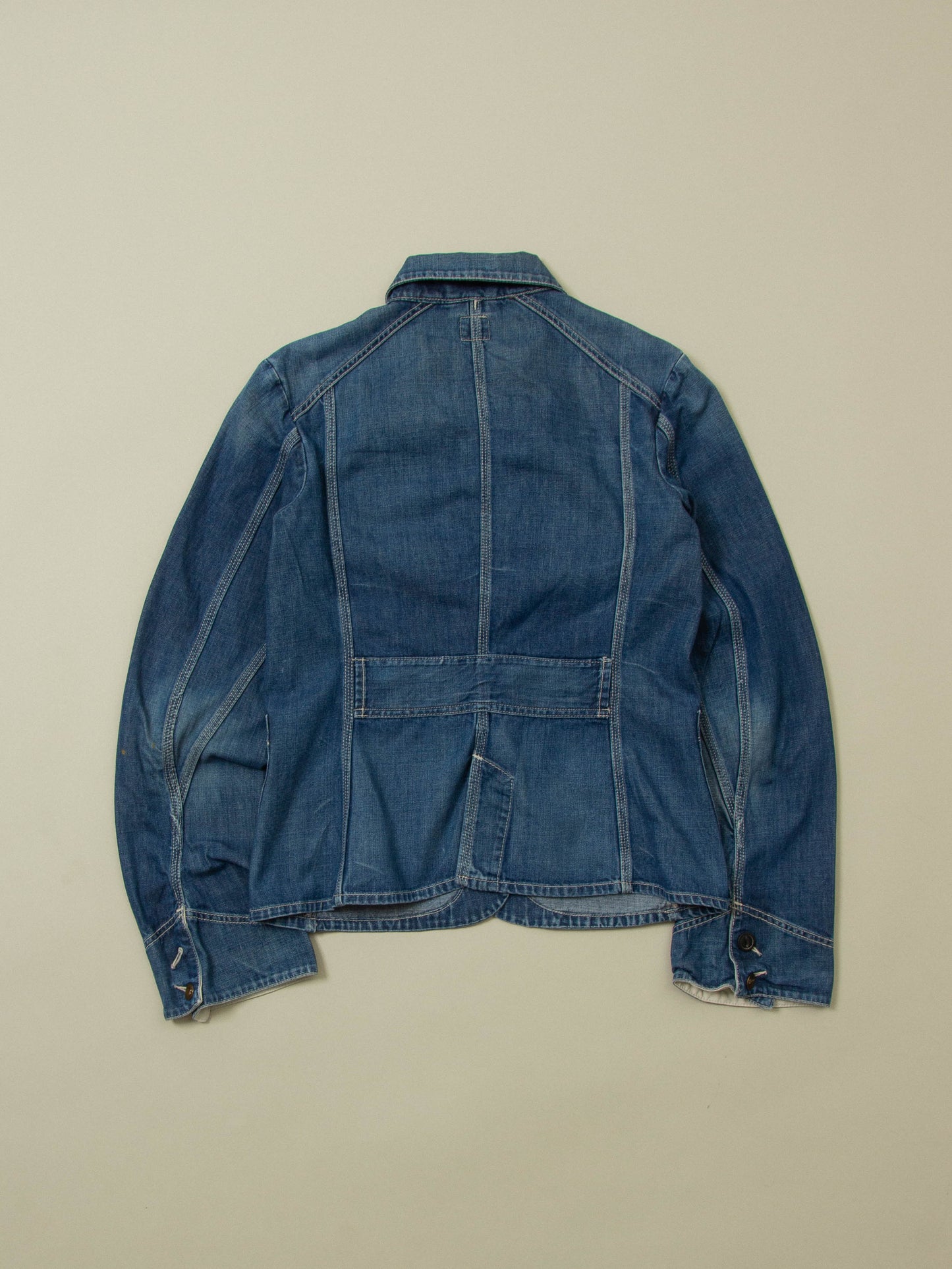 Vtg Lee Union-Alls Women's Denim Jacket (L)