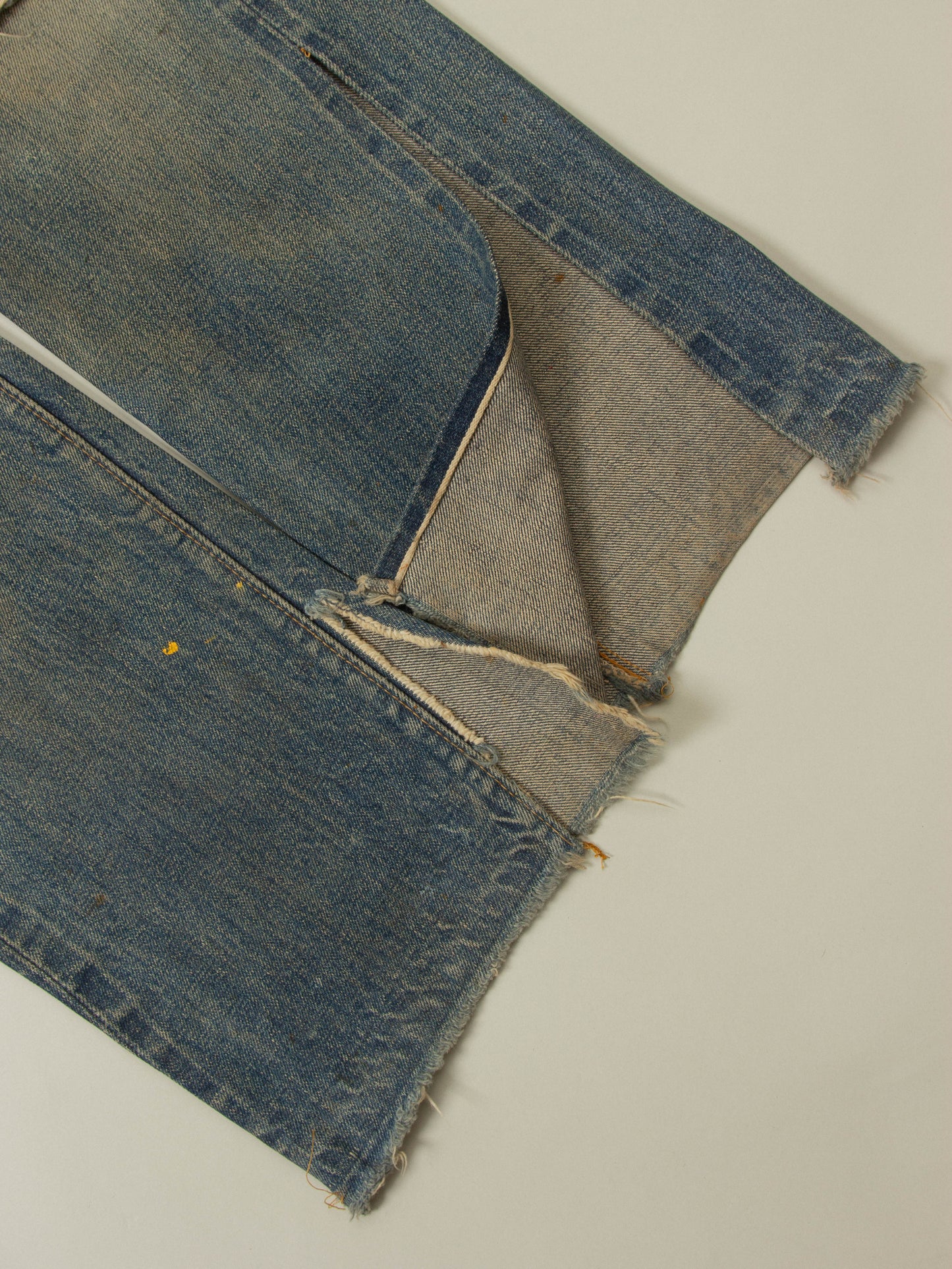 Vtg 1960s Patchwork Selvedge Levi's 505 - Made in USA (28x31)