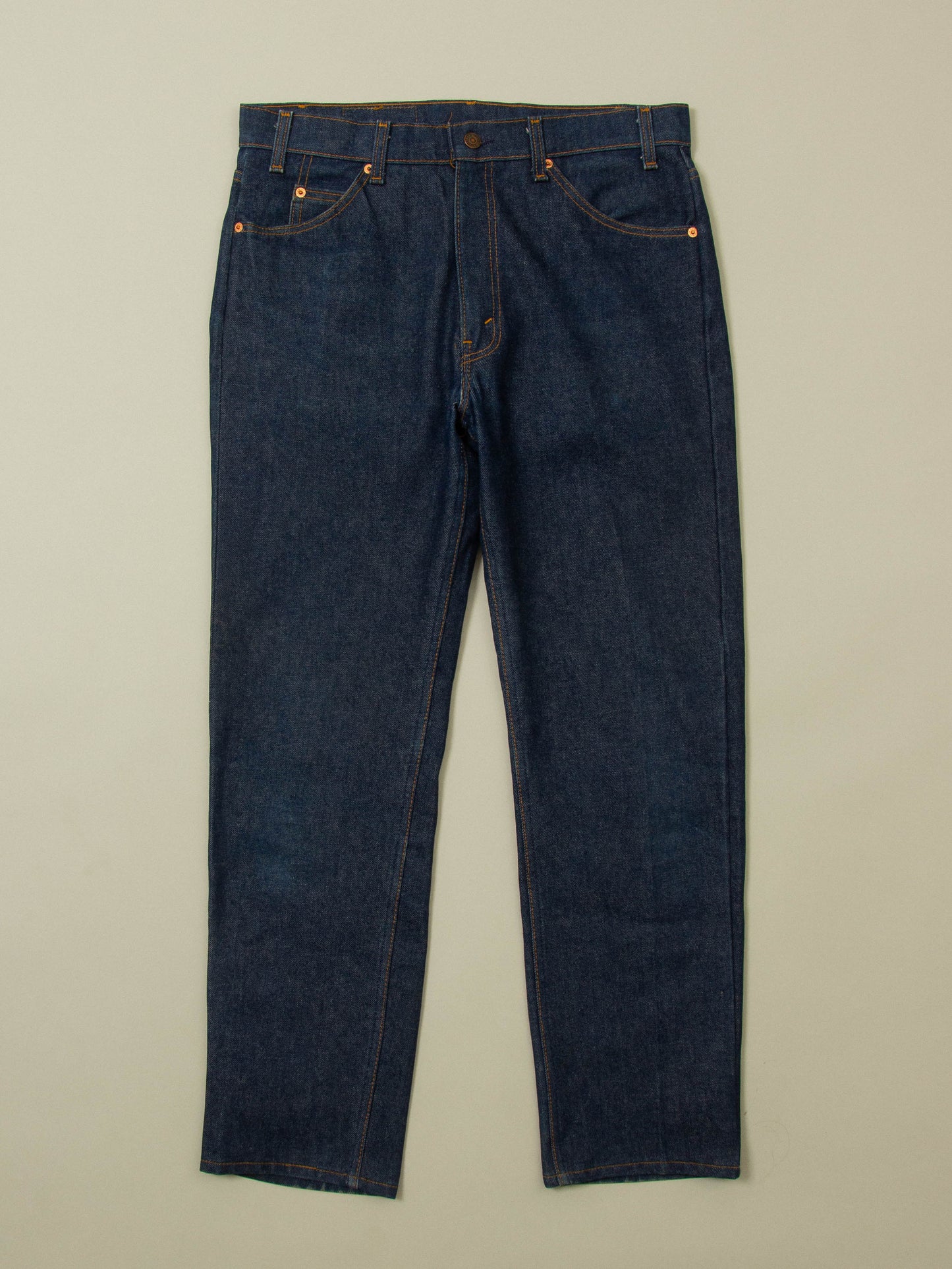 Vtg 1980s Mint Levi's 505 Orange Tab Jeans - Made in USA (34x31)