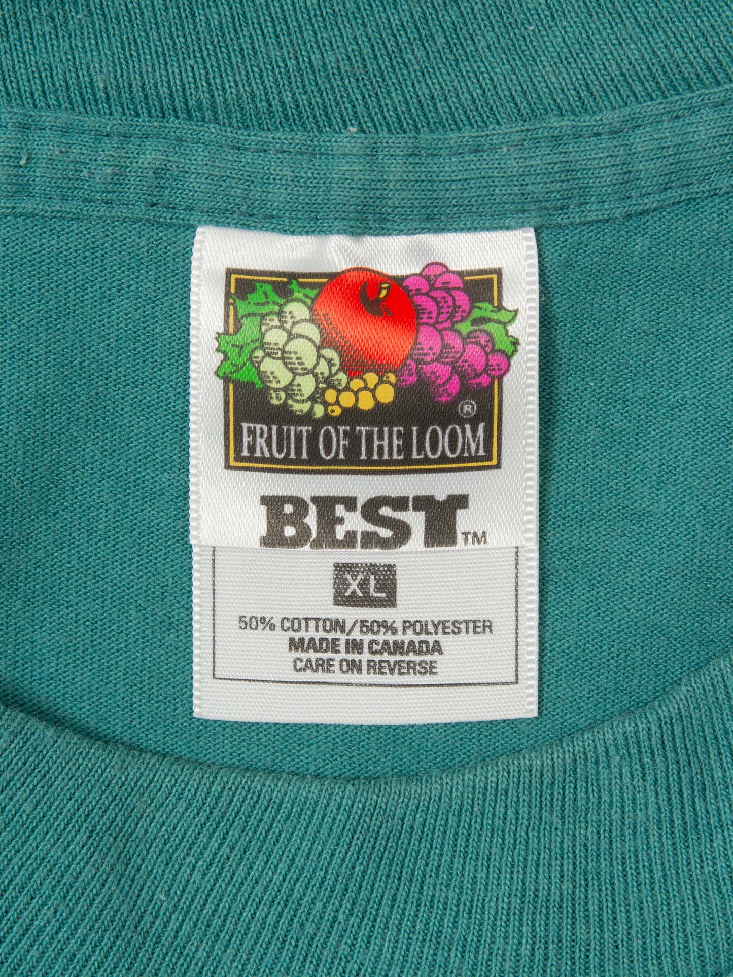 Vtg 1990s 'Fruit Of The Loom' Blank Tee - Made in Canada (XL)
