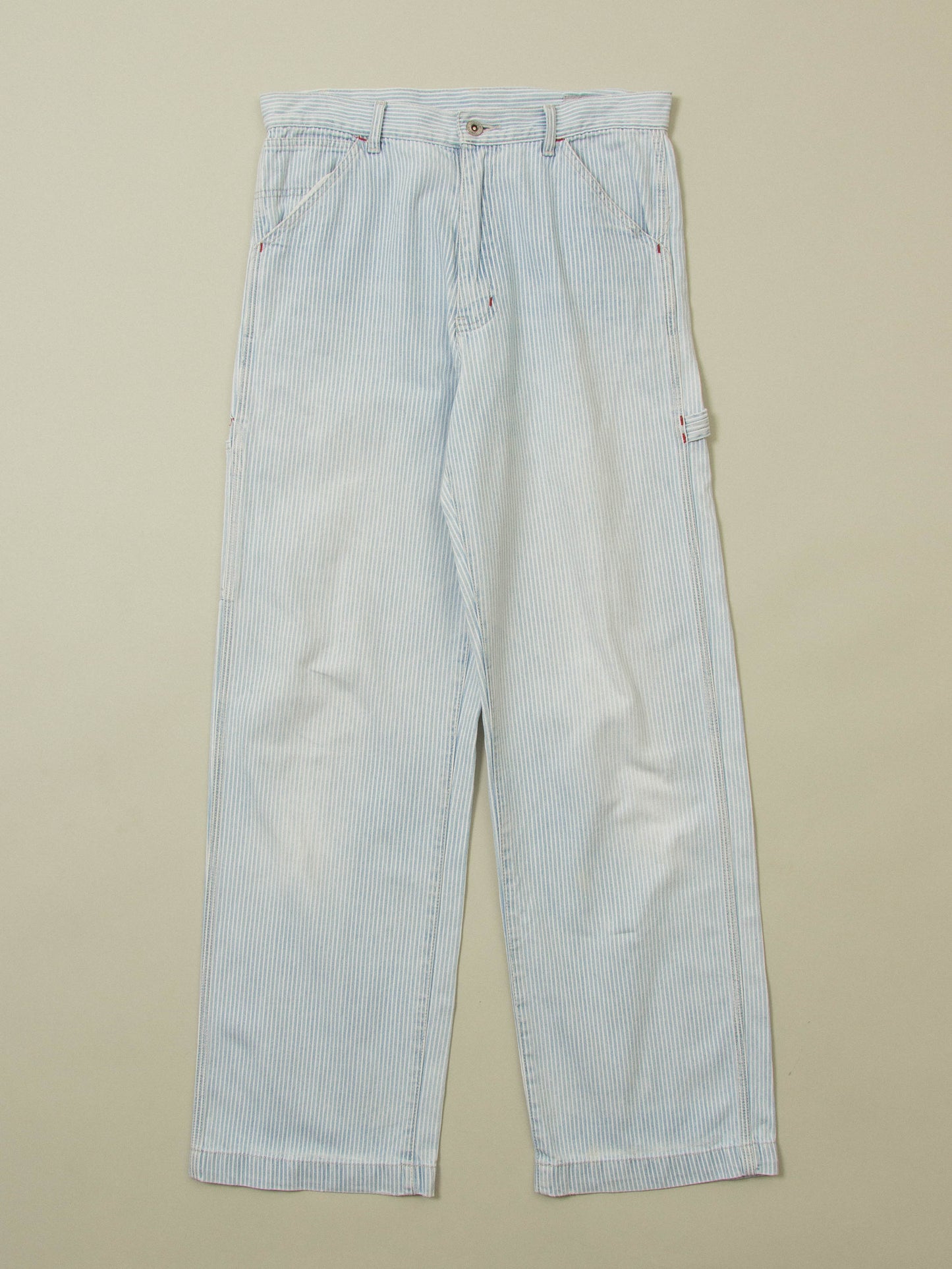 Vtg Striped Carpenter Jeans (32x32)