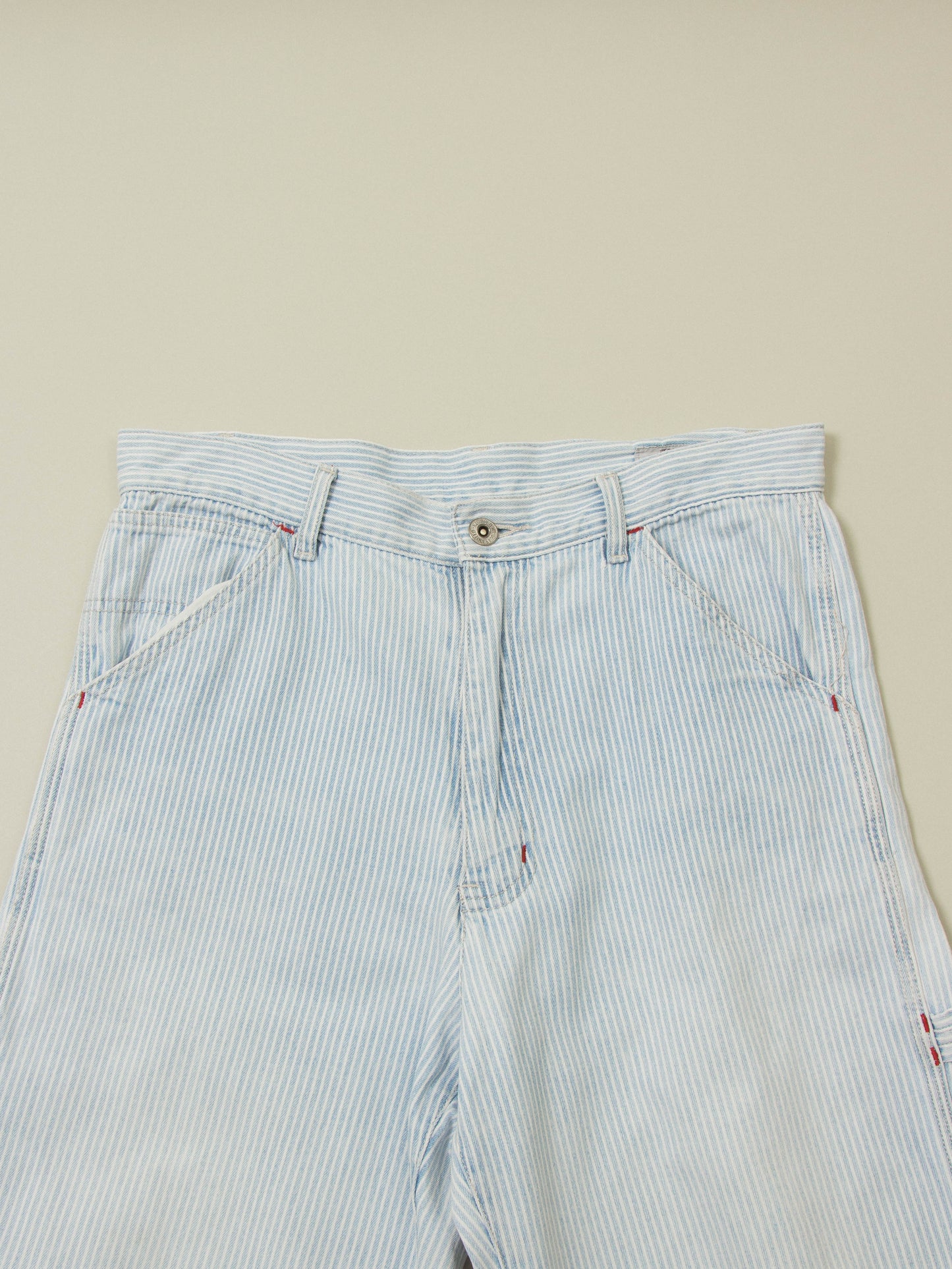 Vtg Striped Carpenter Jeans (32x32)