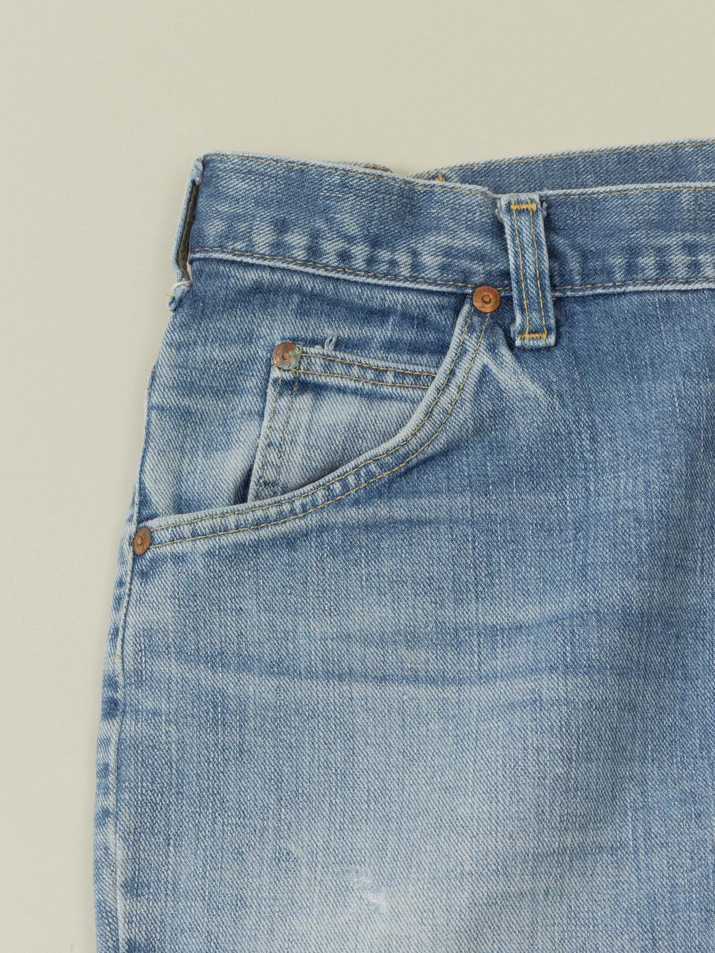 Vtg 1980s Bootcut Lee Rider Jeans - Made in USA (34x27)
