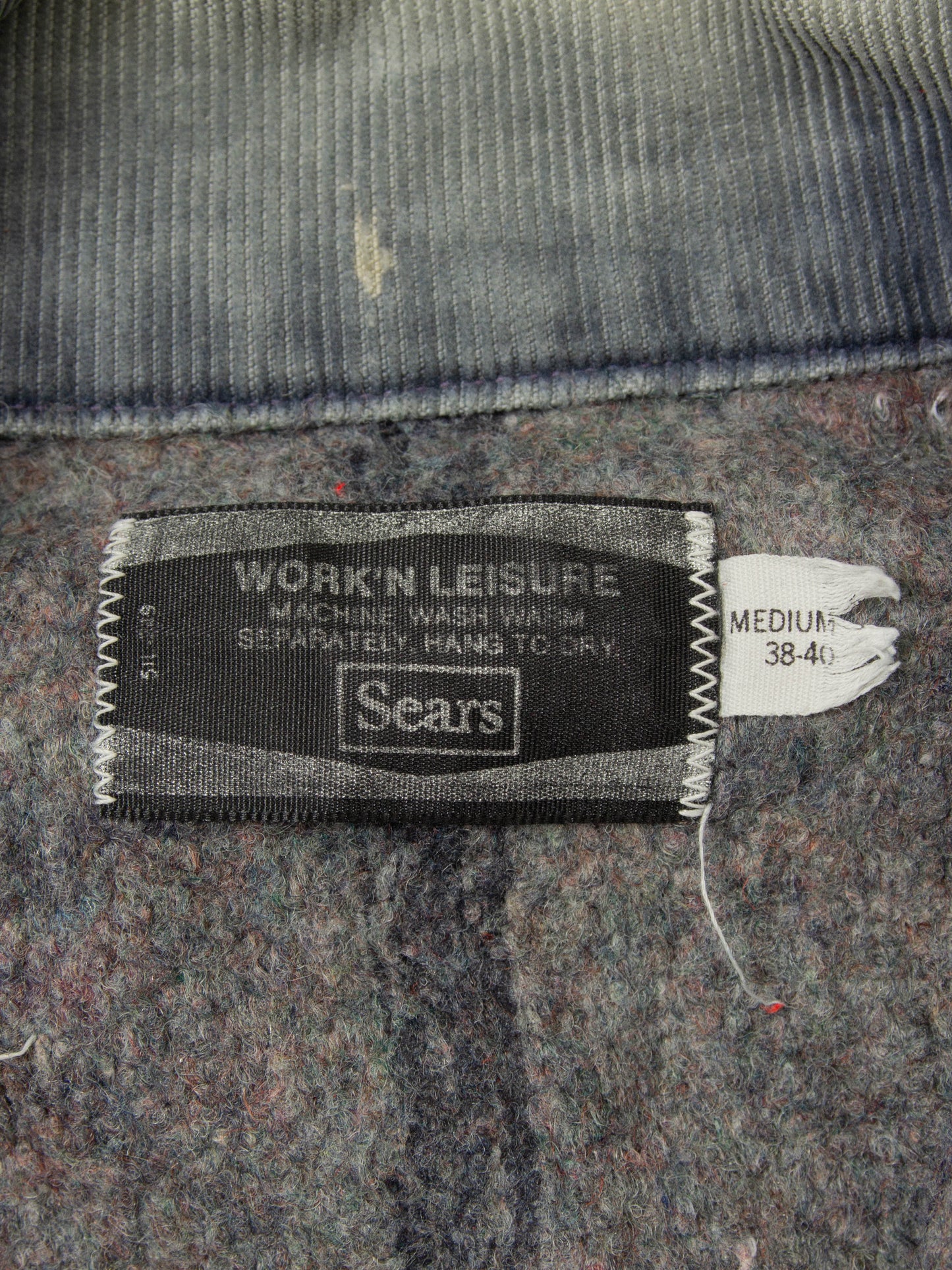 Vtg 1970s Sears Lined Loco Chore Denim Jacket (M/L)