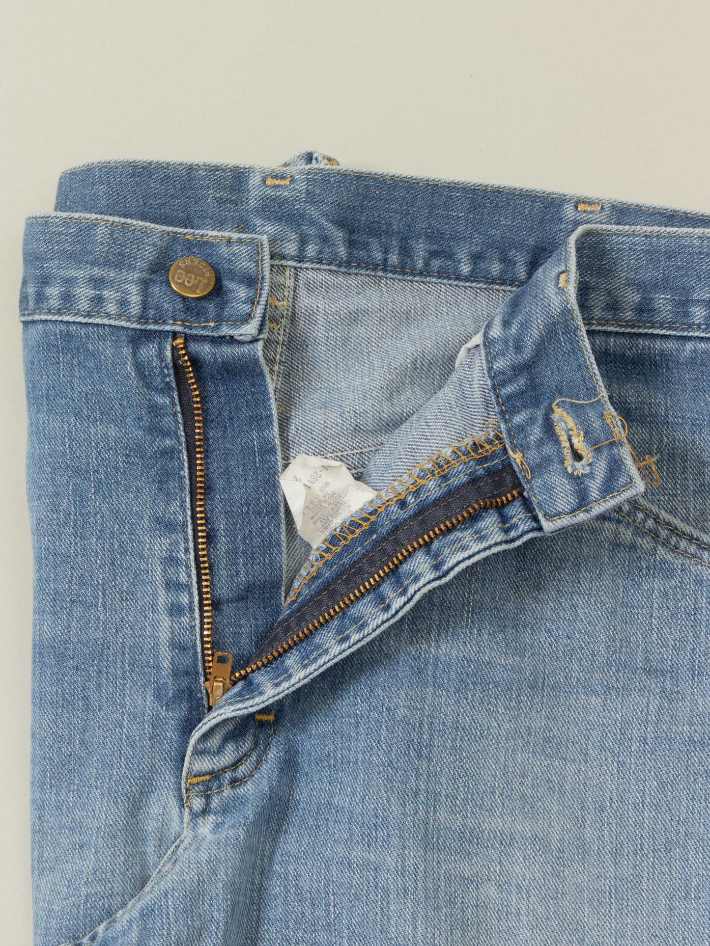 Vtg 1980s Bootcut Lee Rider Jeans - Made in USA (34x27)