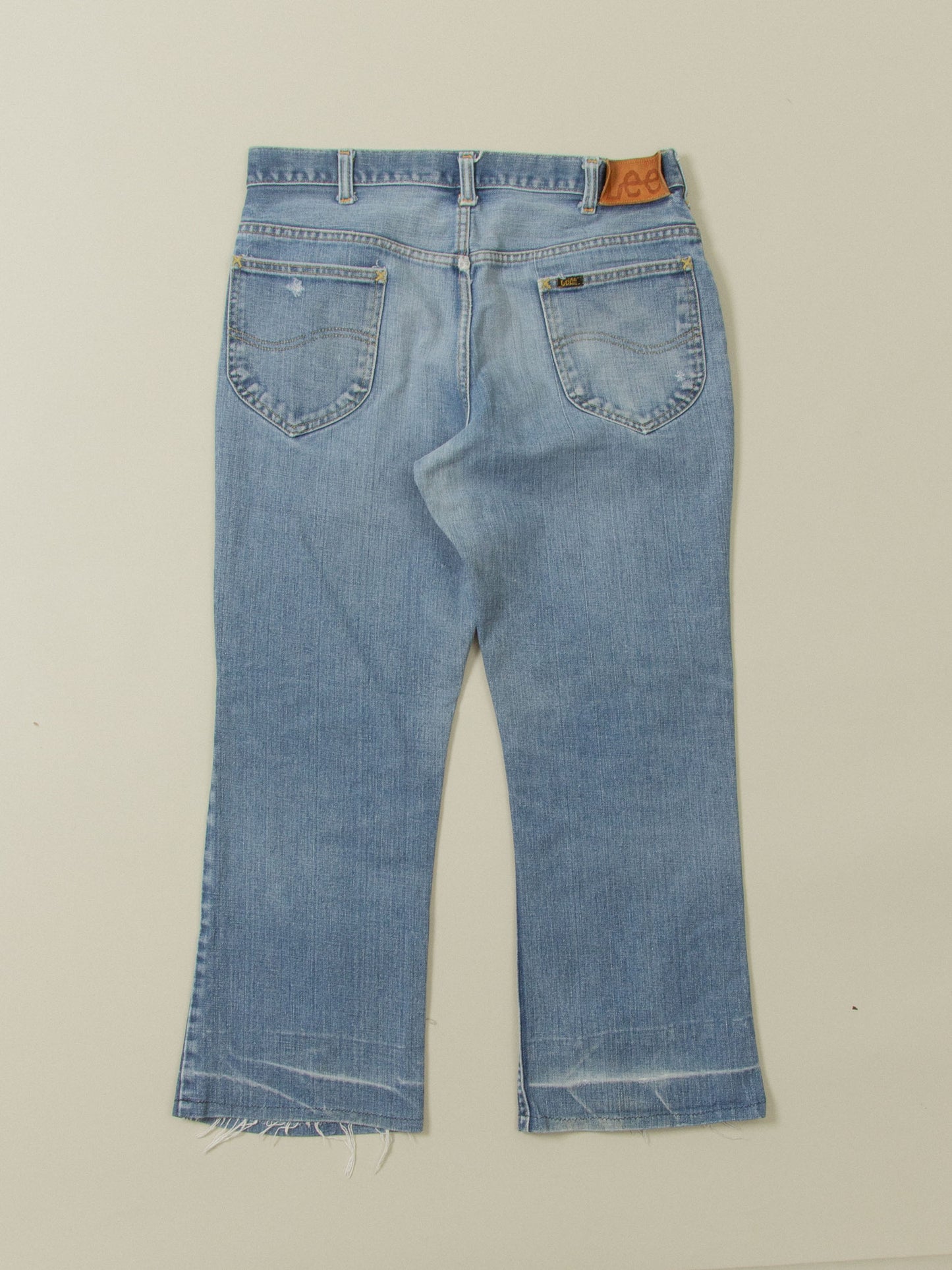 Vtg 1980s Bootcut Lee Rider Jeans - Made in USA (34x27)