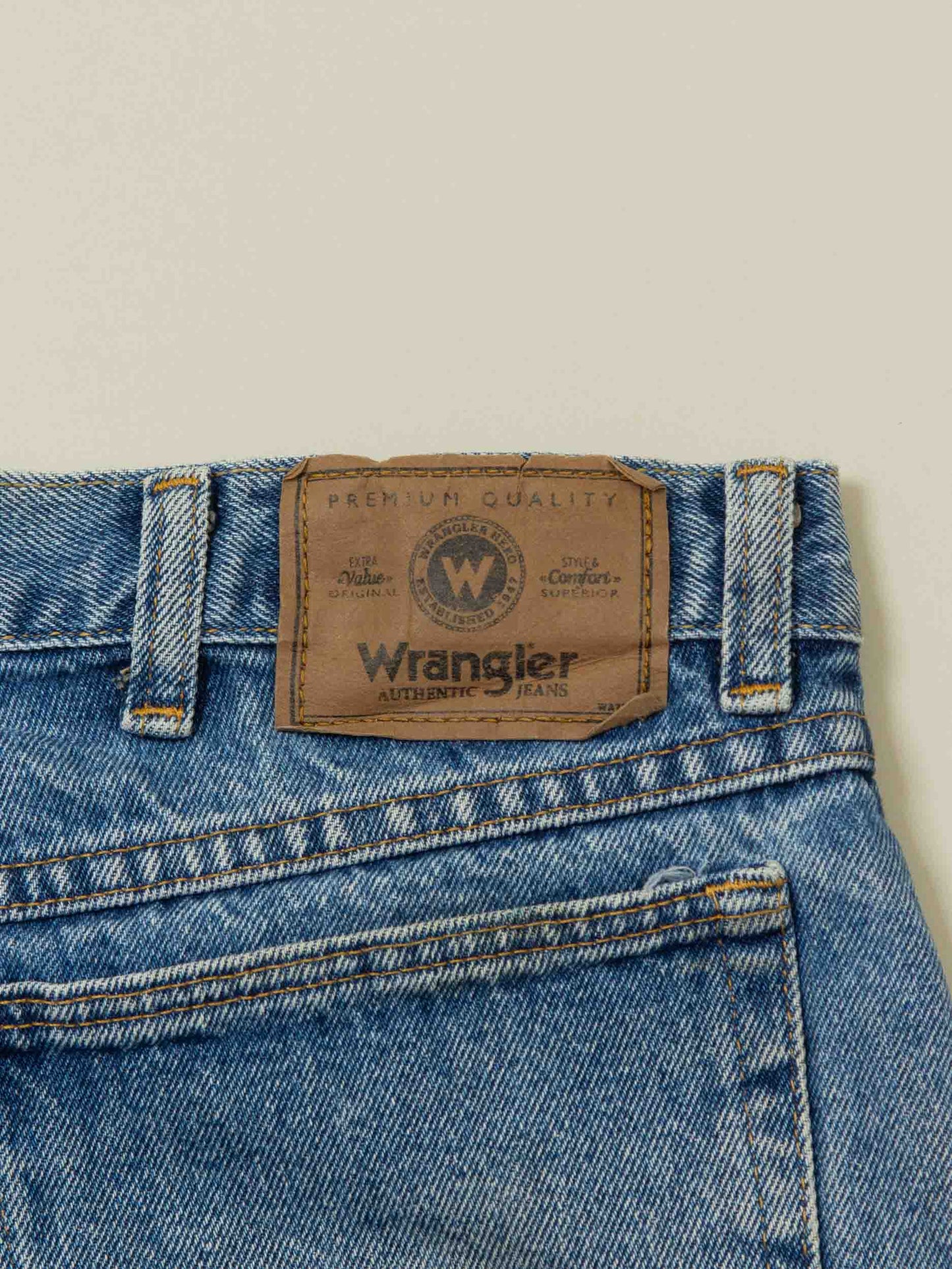 Vtg Wrangler Denim Shorts (36")