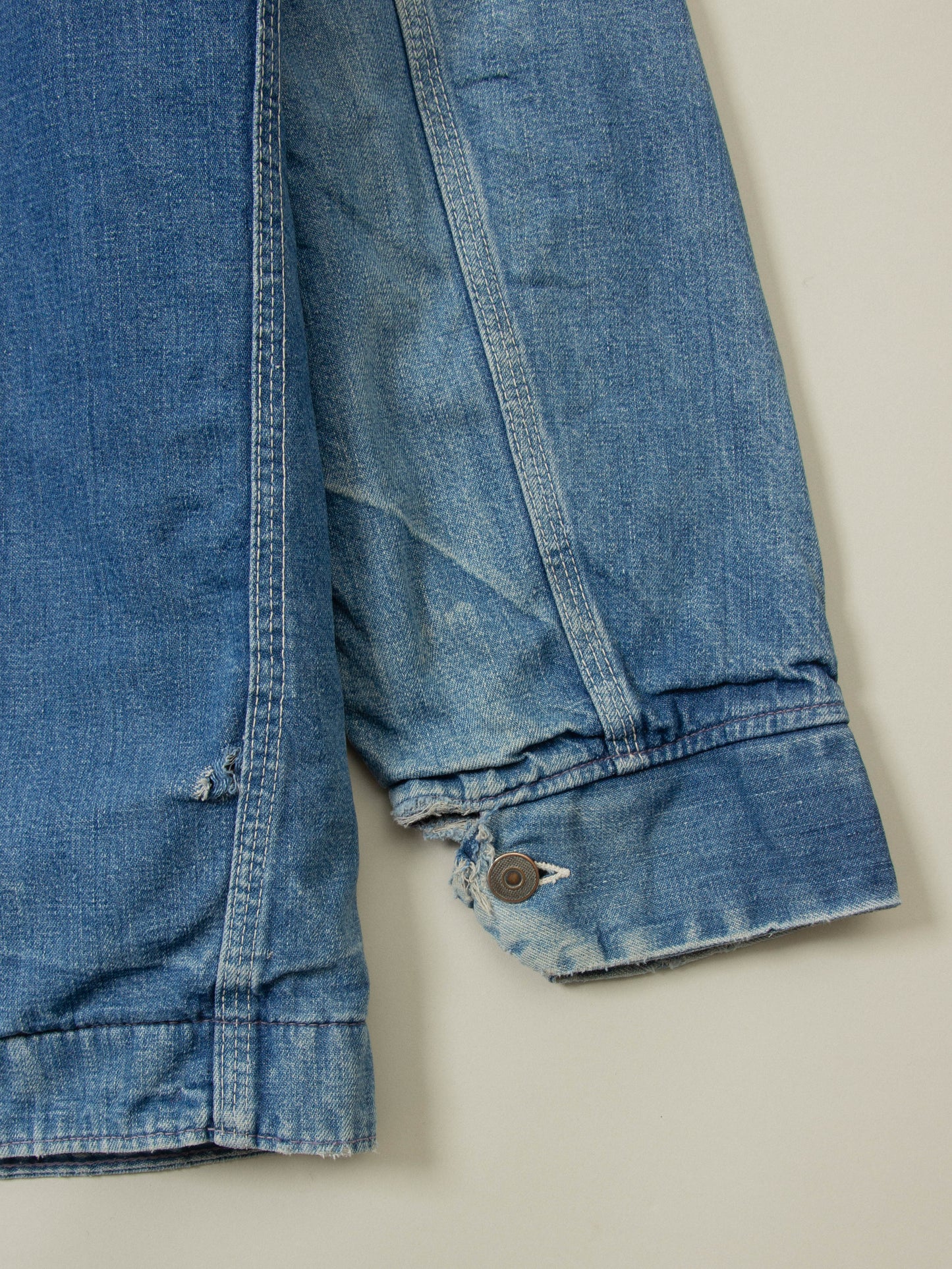 Vtg 1970s Sears Lined Loco Chore Denim Jacket (M/L)