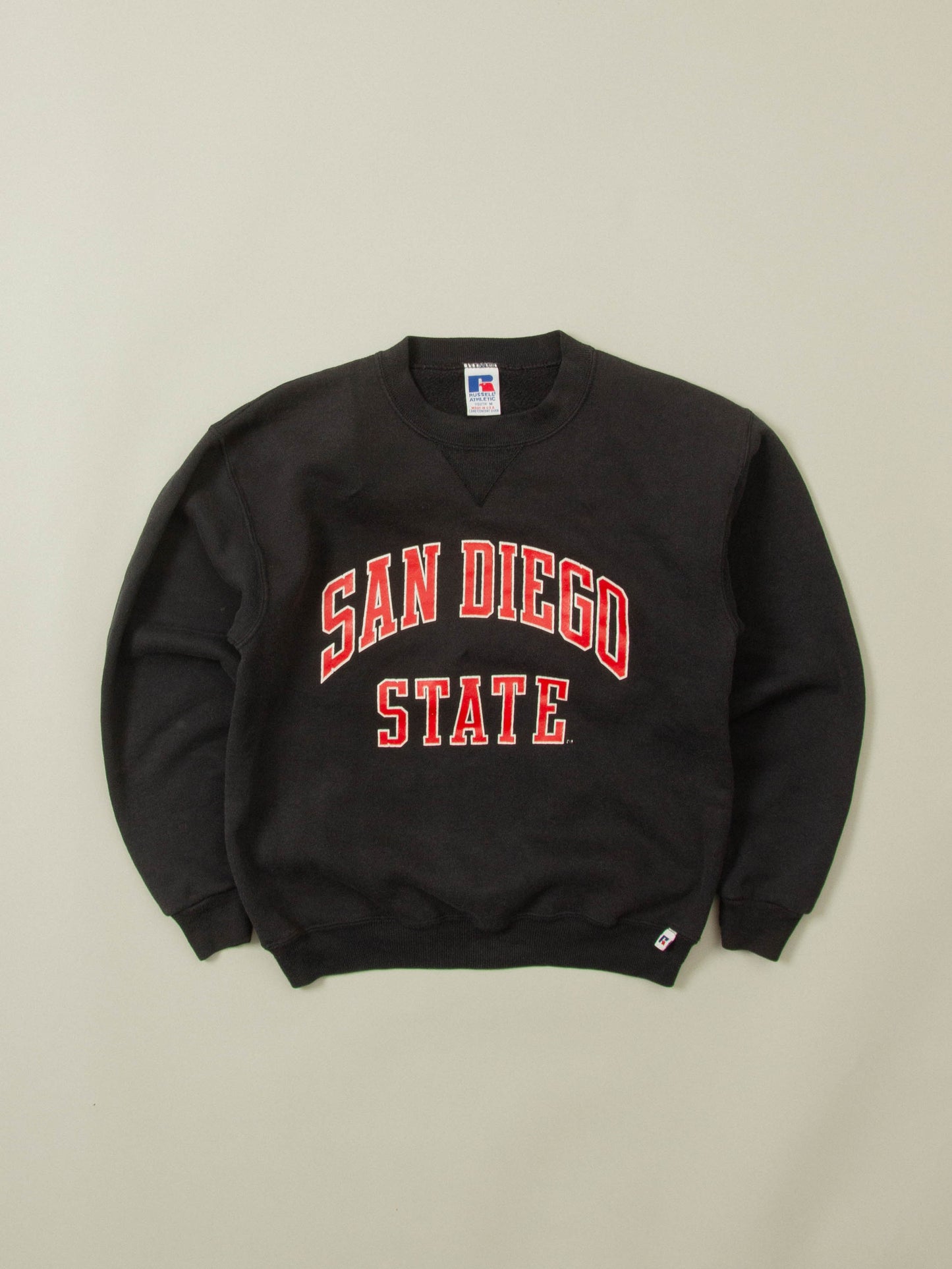 Vtg 1990s Russell Athletic San Diego Sweatshirt - Made in USA (XS)