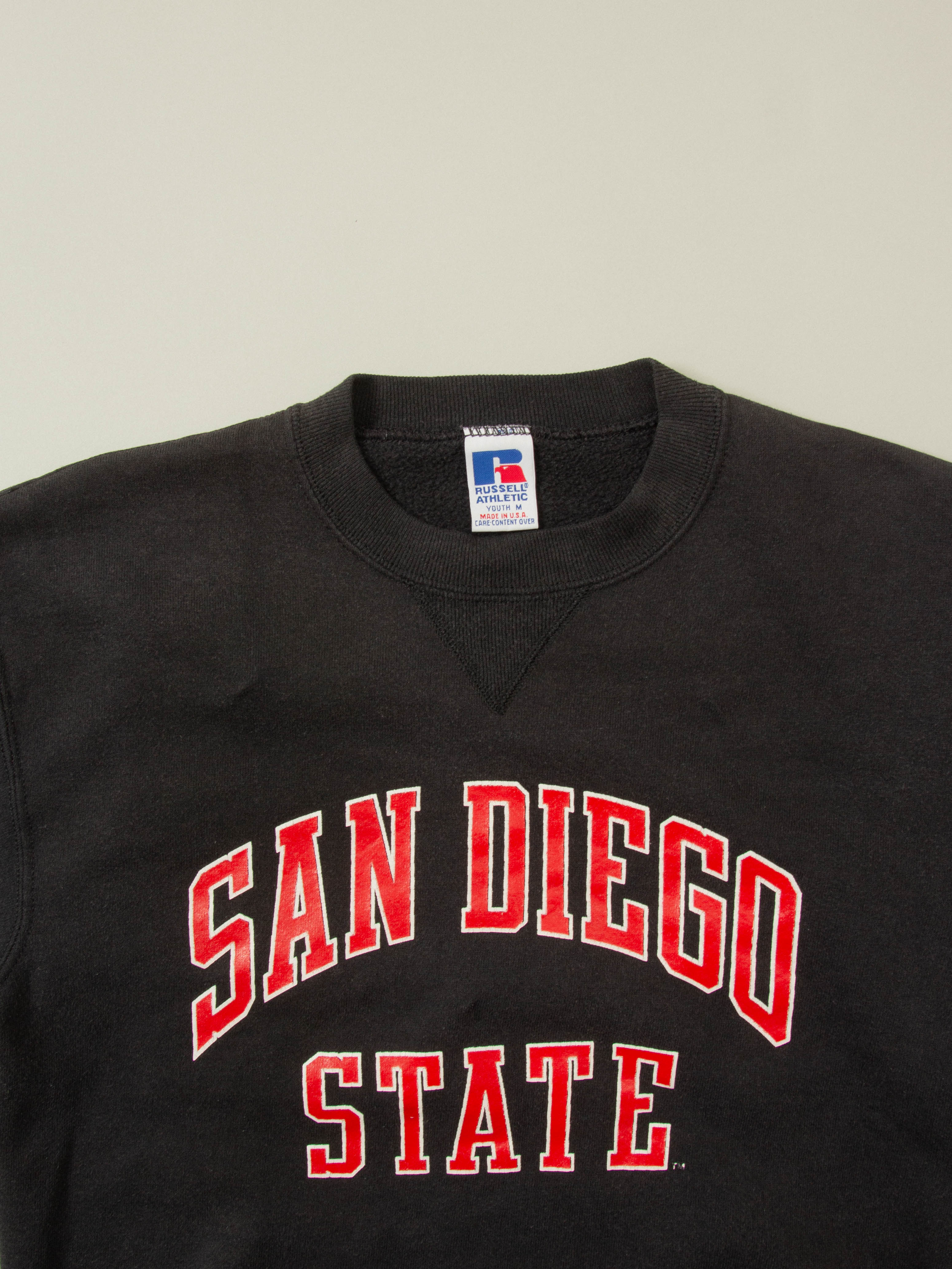 Vtg 1990s Russell Athletic San Diego Sweatshirt - Made in USA (XS