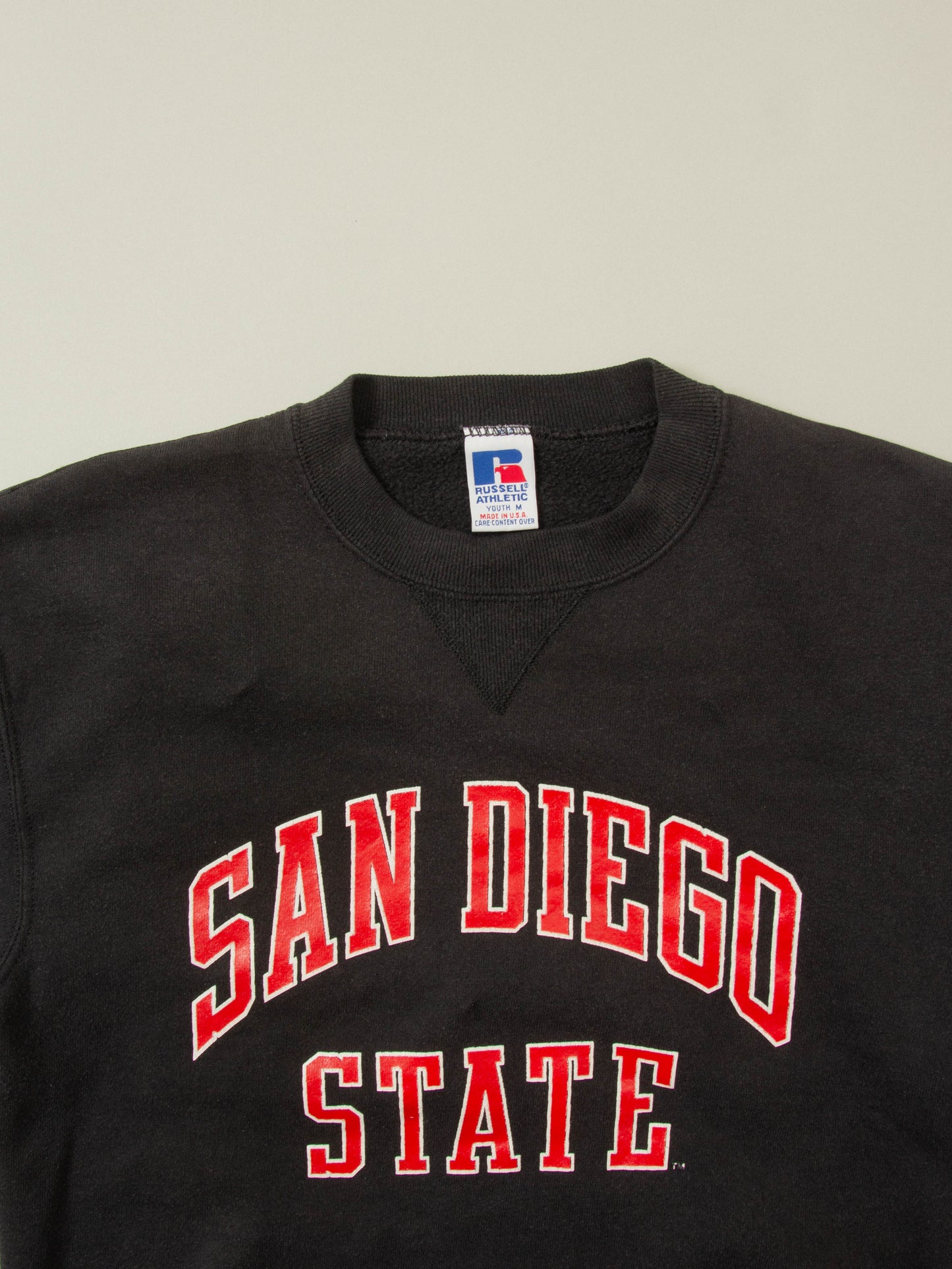 Vtg 1990s Russell Athletic San Diego Sweatshirt - Made in USA (XS)