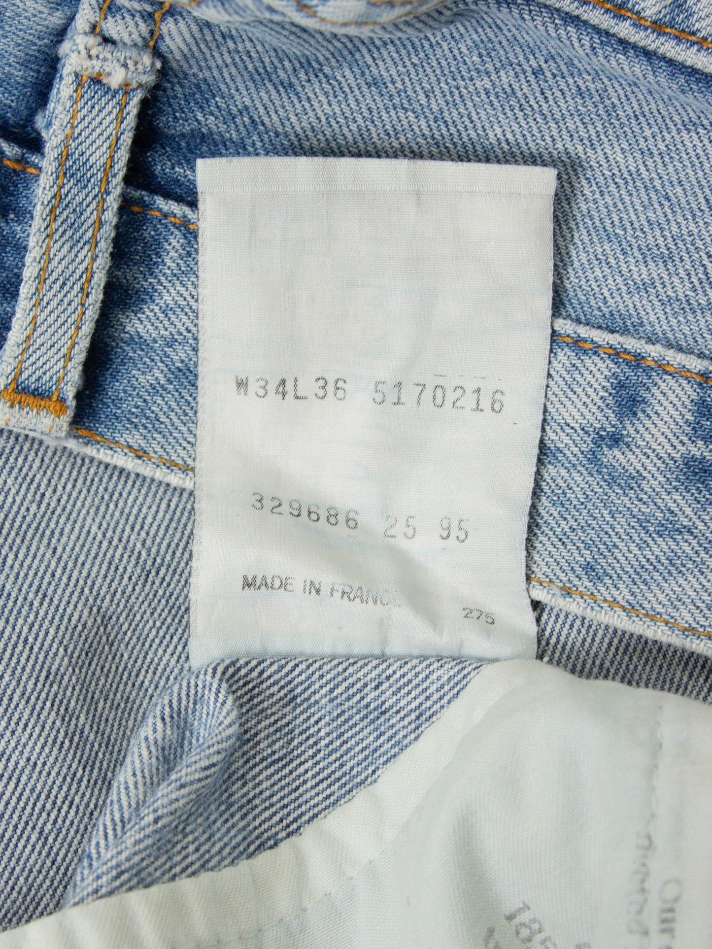 Vtg 1990s Levi's 501 Jeans - Made in France (34x30)