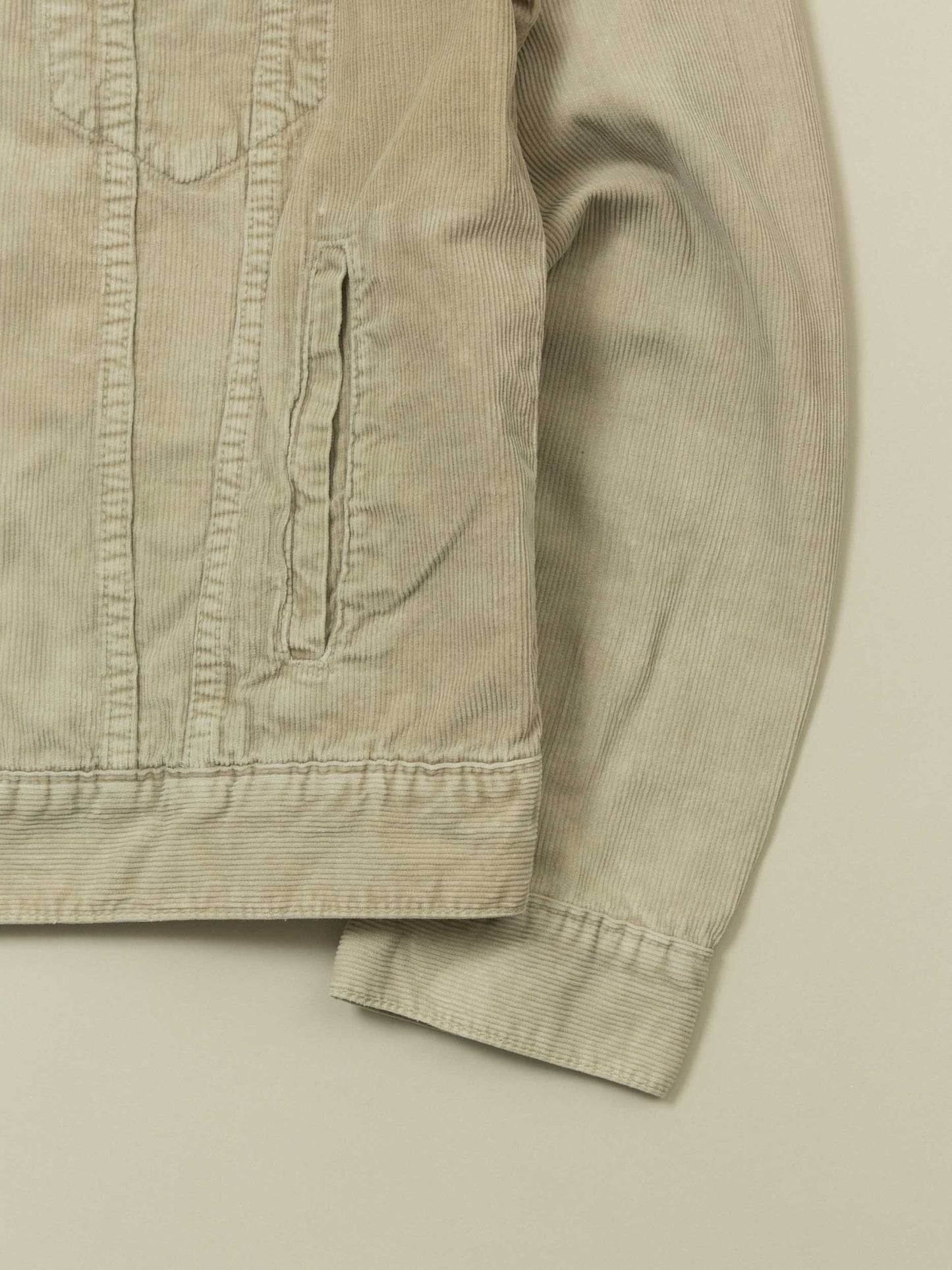 Vtg 1990s Levi's White Tab Corduroy Jacket – Made in Italy (M)