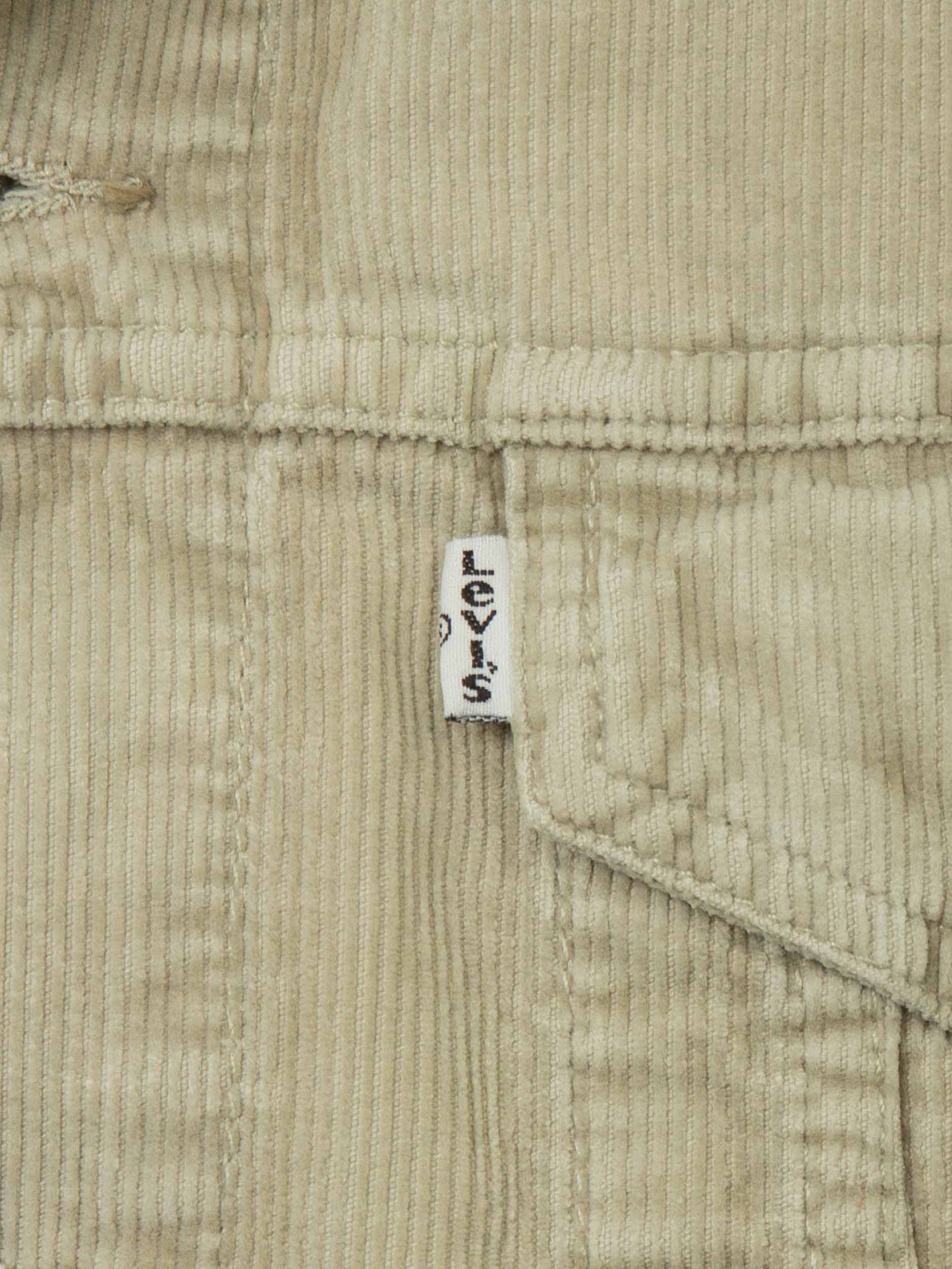 Vtg 1990s Levi's White Tab Corduroy Jacket – Made in Italy (M)
