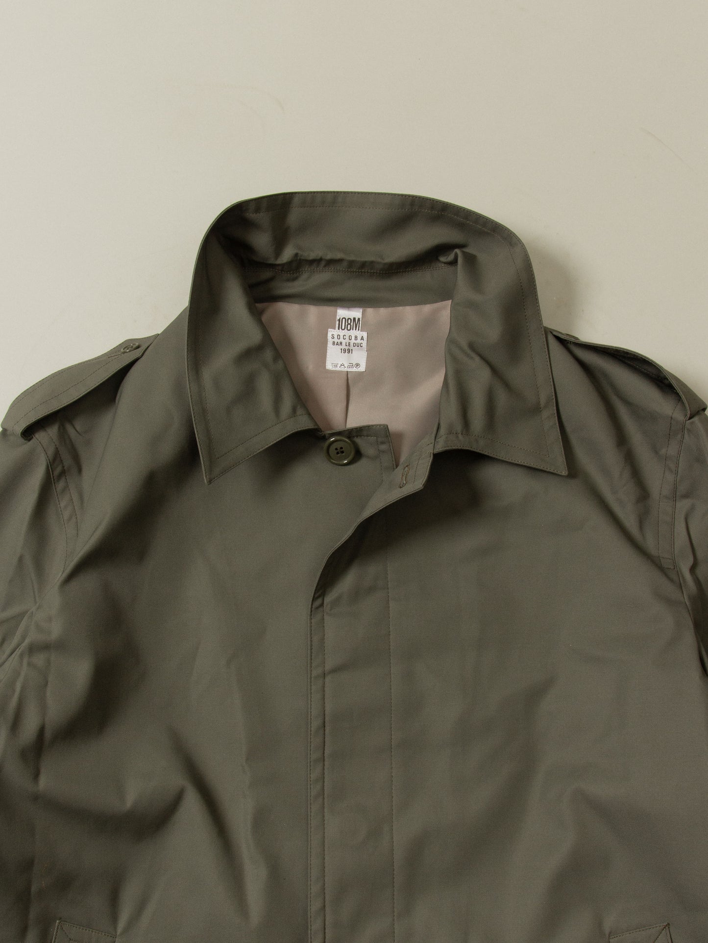 Deadstock 1990s French Army Trench Coat