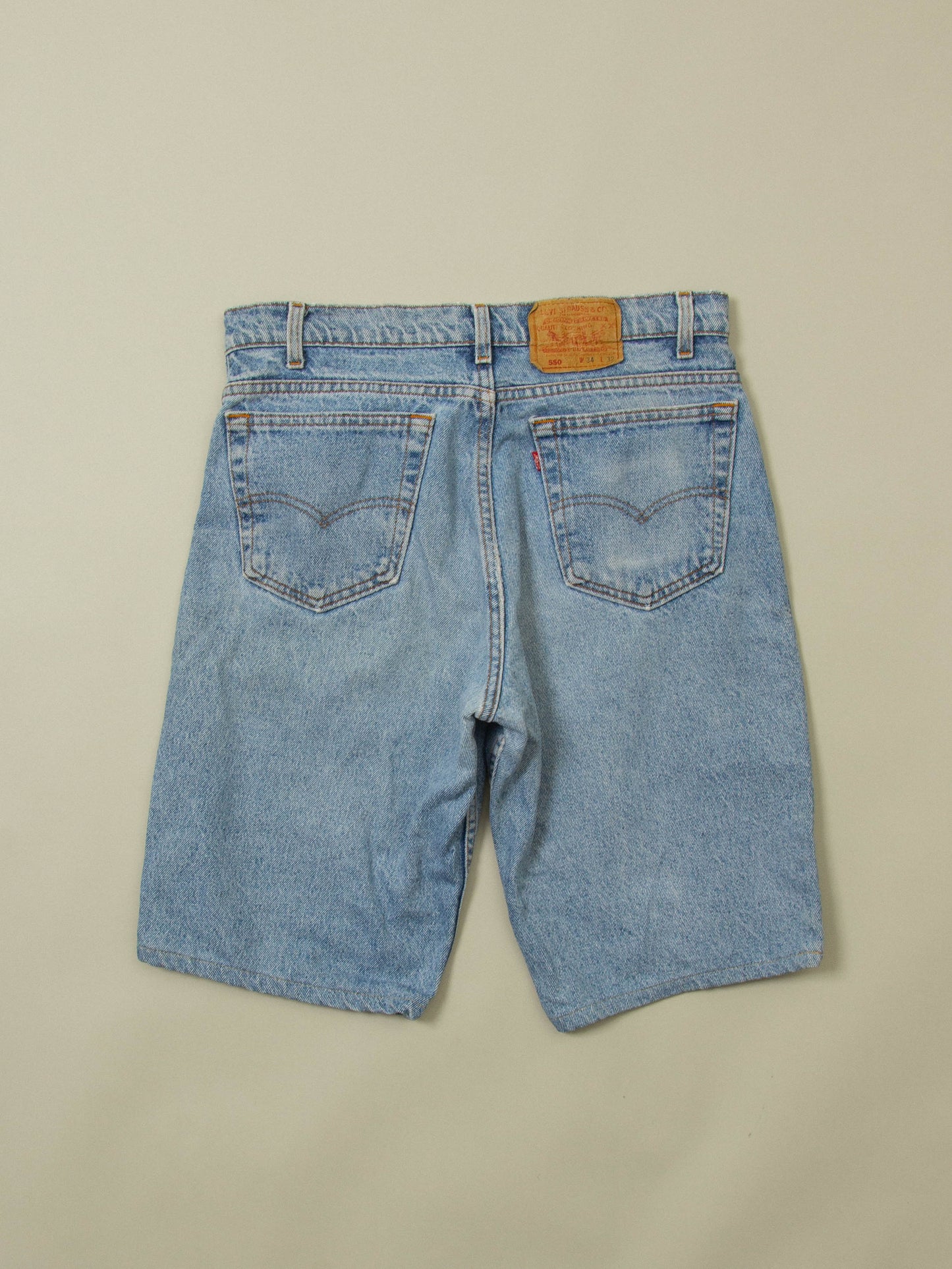 Vtg 1990s Levi's Denim Shorts - Made in USA (34")