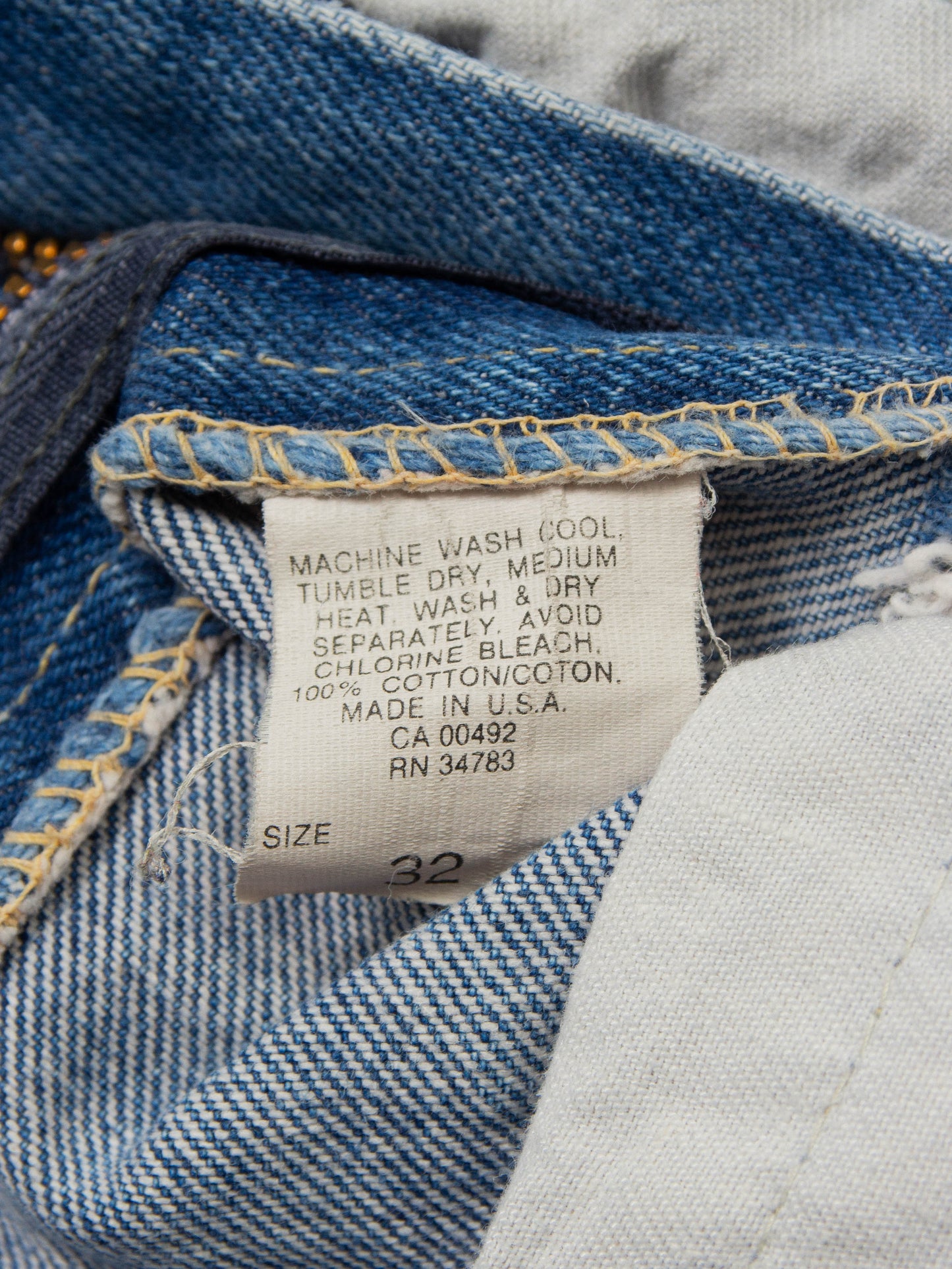 Vtg 1980s Lee Riders Jeans - Made in USA (34x32)