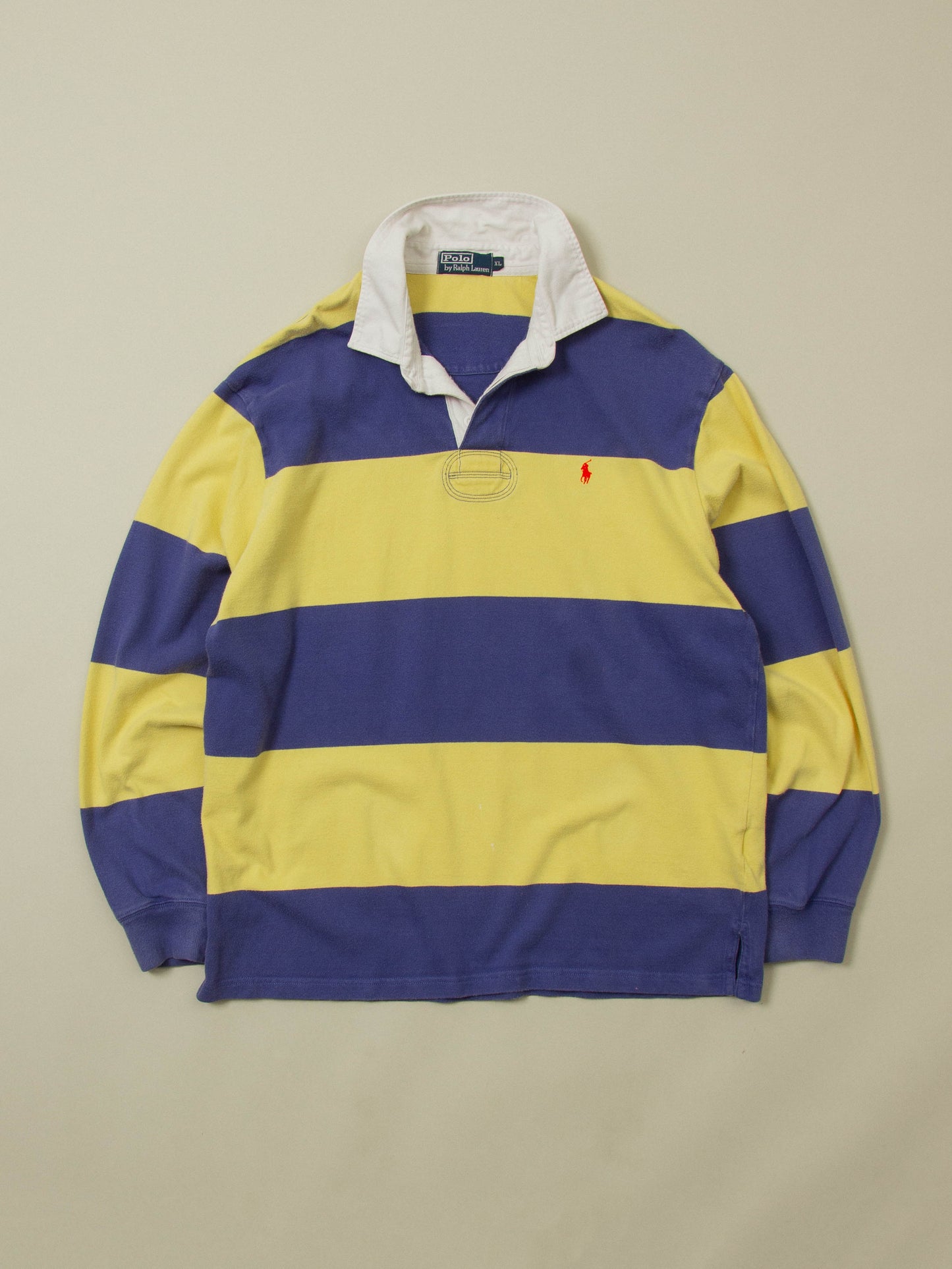 Vtg 1990s Polo Ralph Lauren Rugby Shirt (XL)
