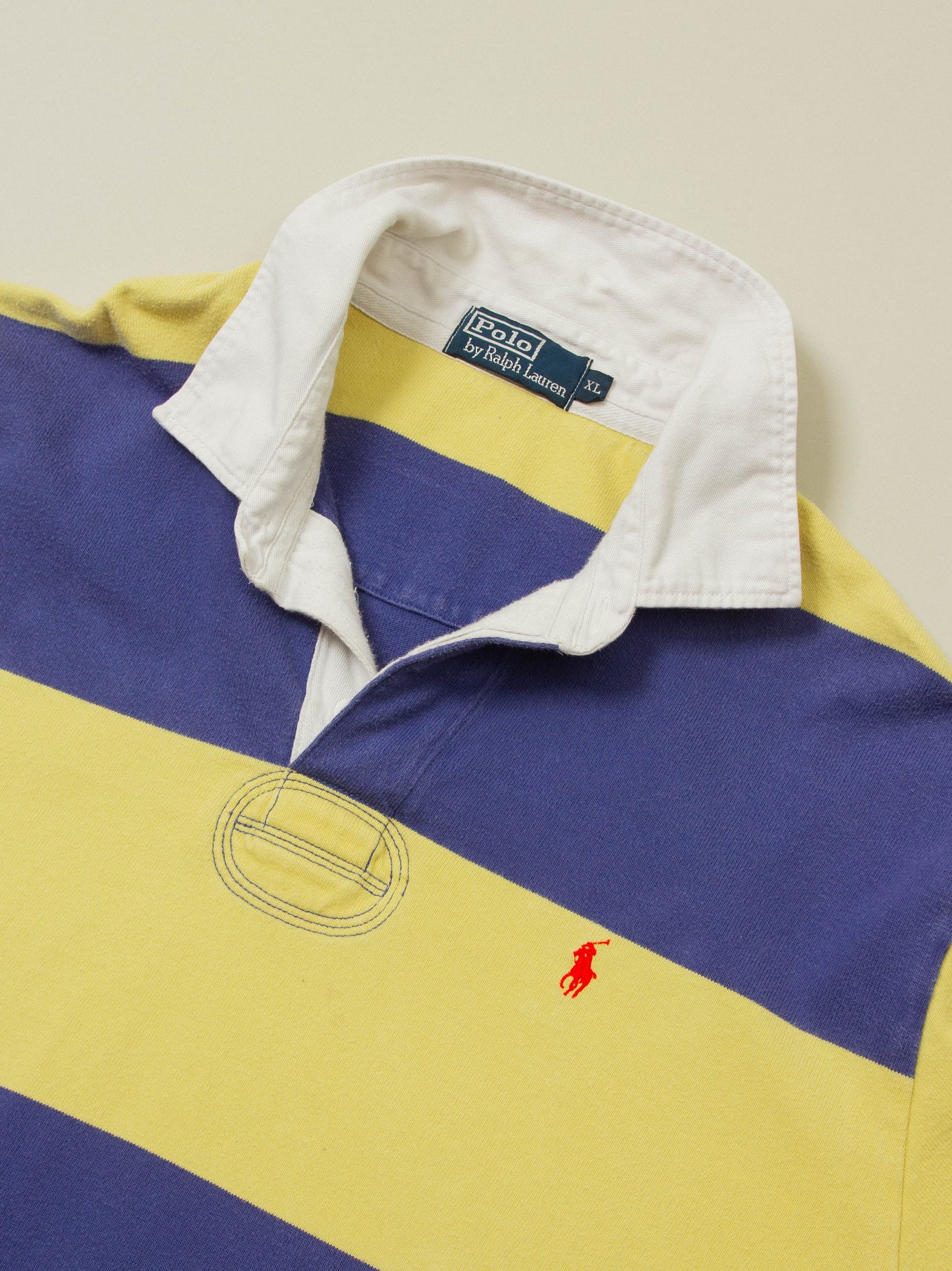 Vtg 1990s Polo Ralph Lauren Rugby Shirt (XL)